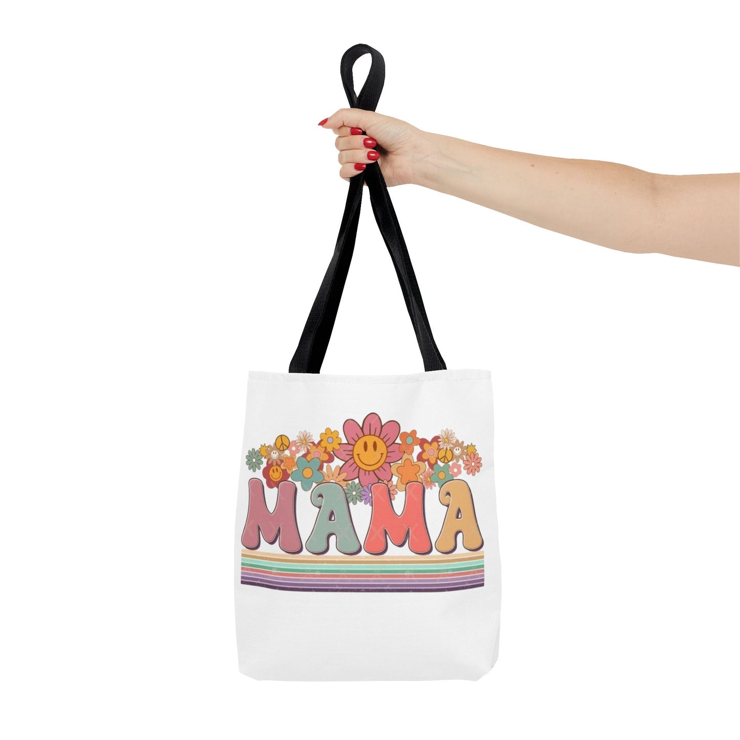 Colorful Floral Mama Tote Bag