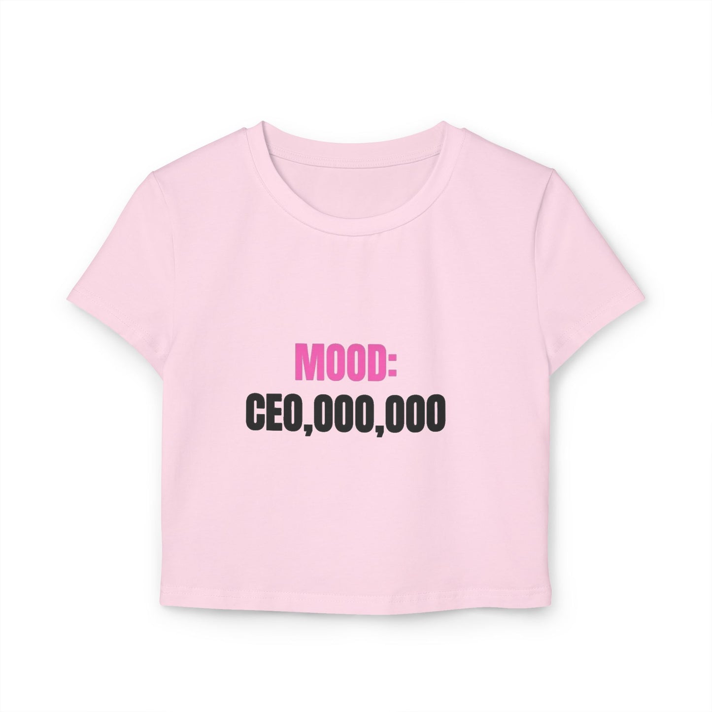 Mood CEO Cropped Tee Shirt