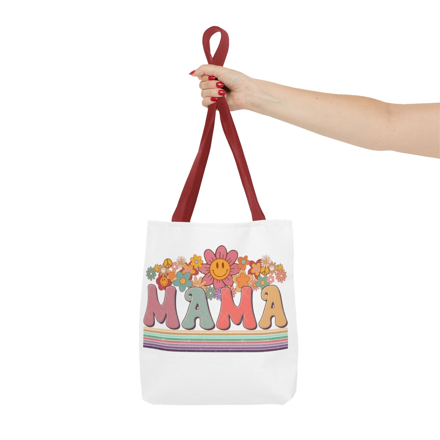 Colorful Floral Mama Tote Bag