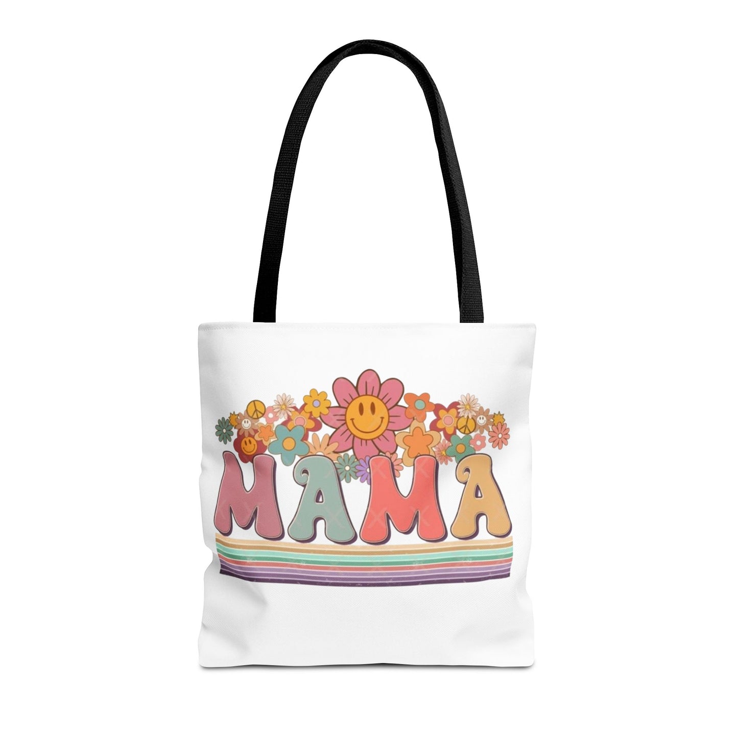Colorful Floral Mama Tote Bag