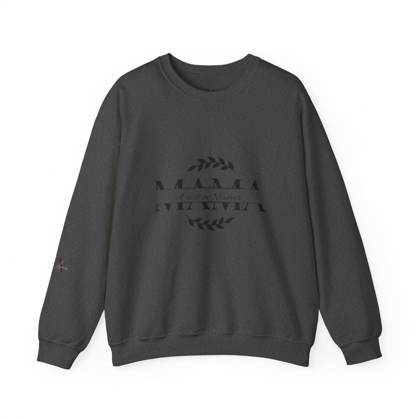 Custom Names Mama Crewnrck Sweatshirt