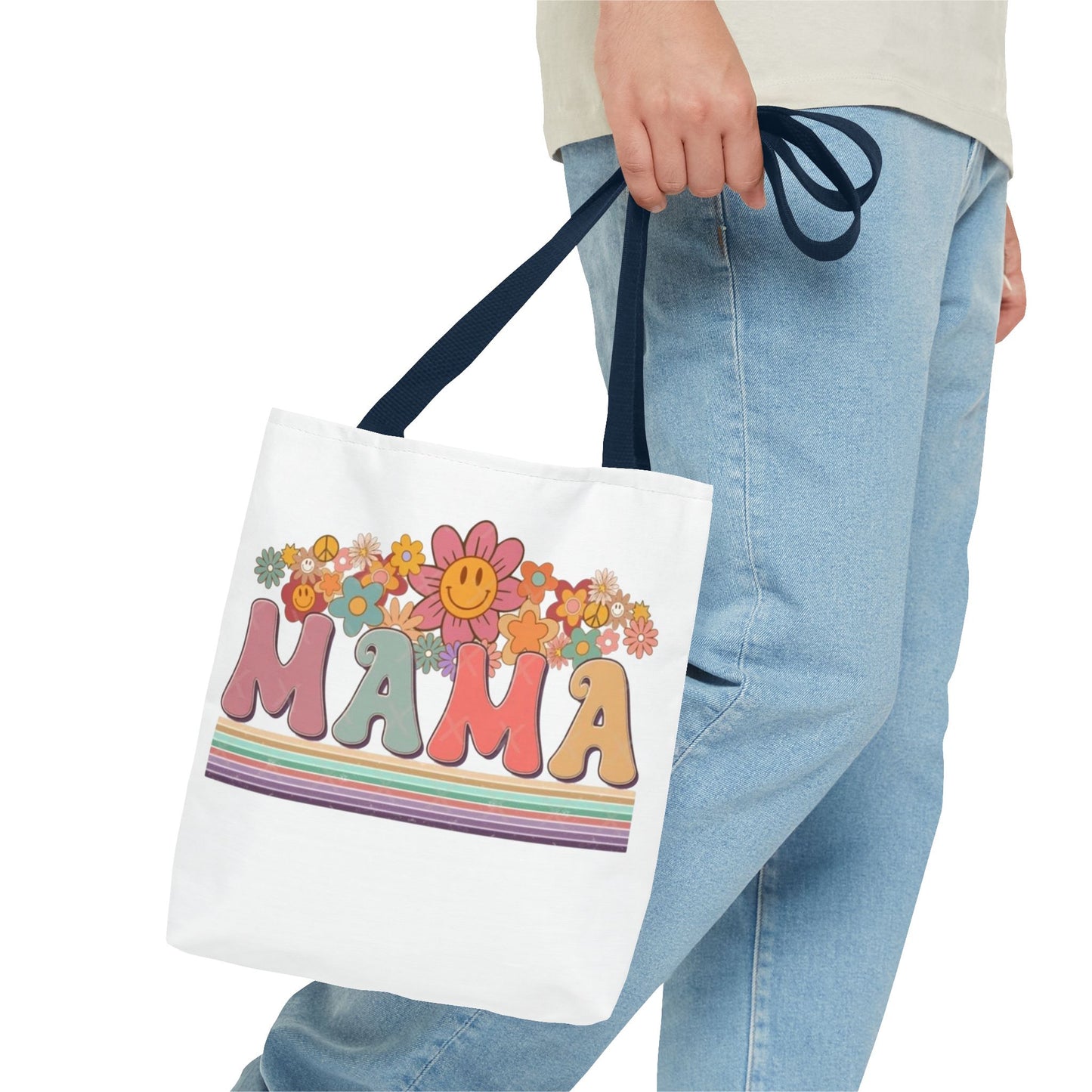 Colorful Floral Mama Tote Bag