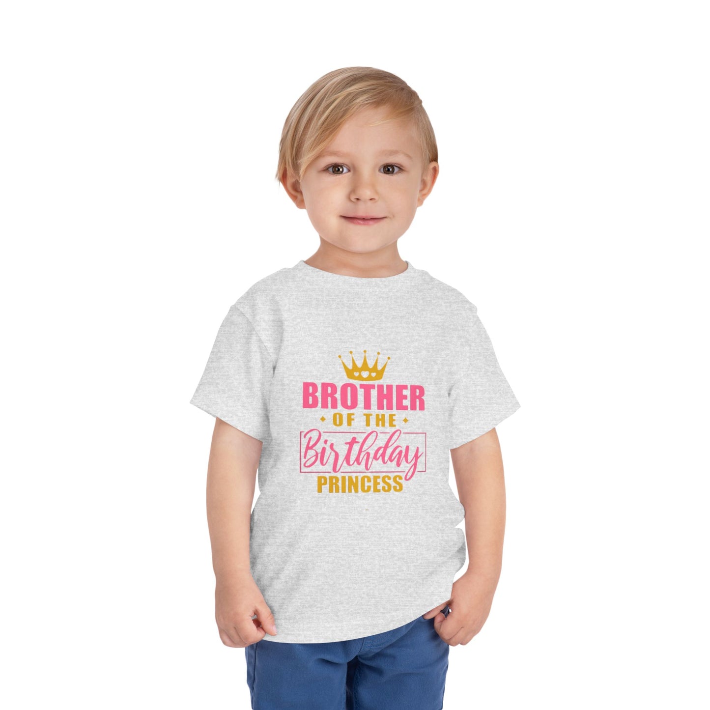 Brother of the Birthday Princess Toddler Tee - Cute Party Shirt for Celebrating Special Occasions