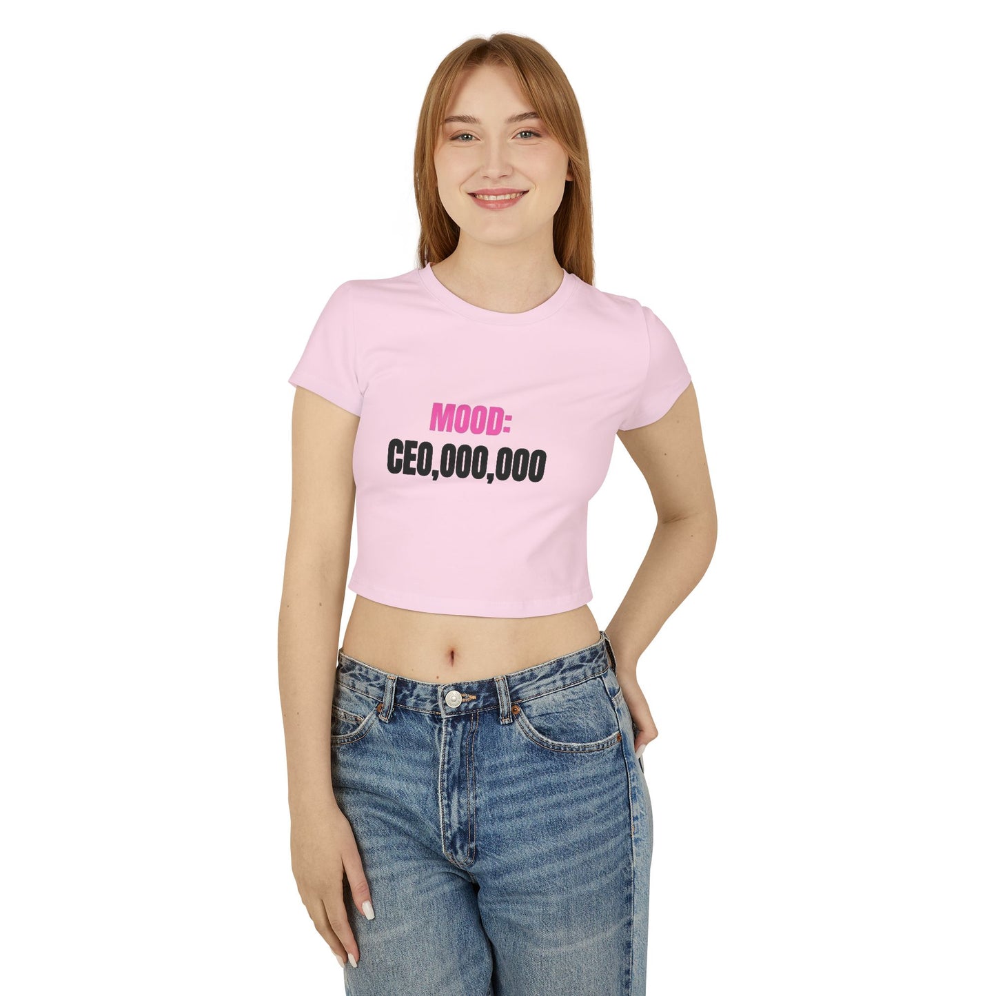 Mood CEO Cropped Tee Shirt