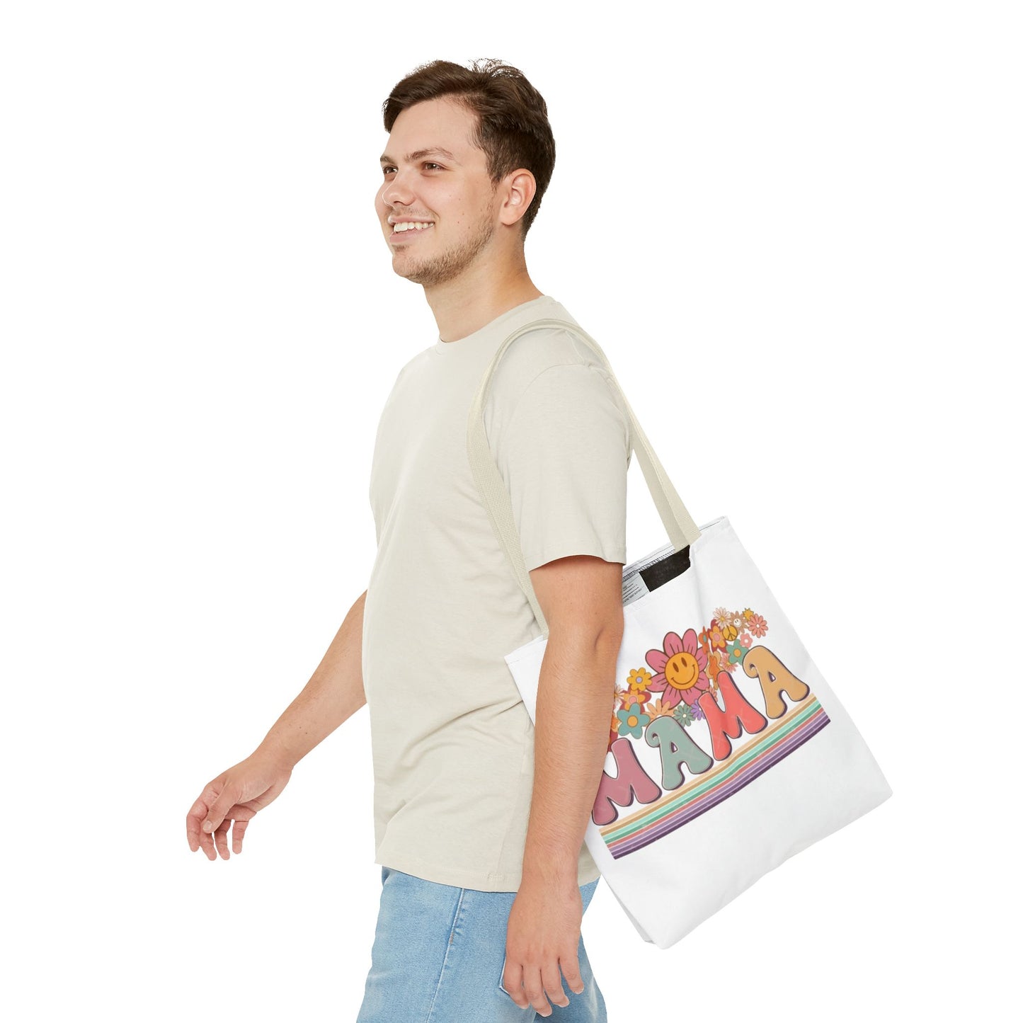 Colorful Floral Mama Tote Bag