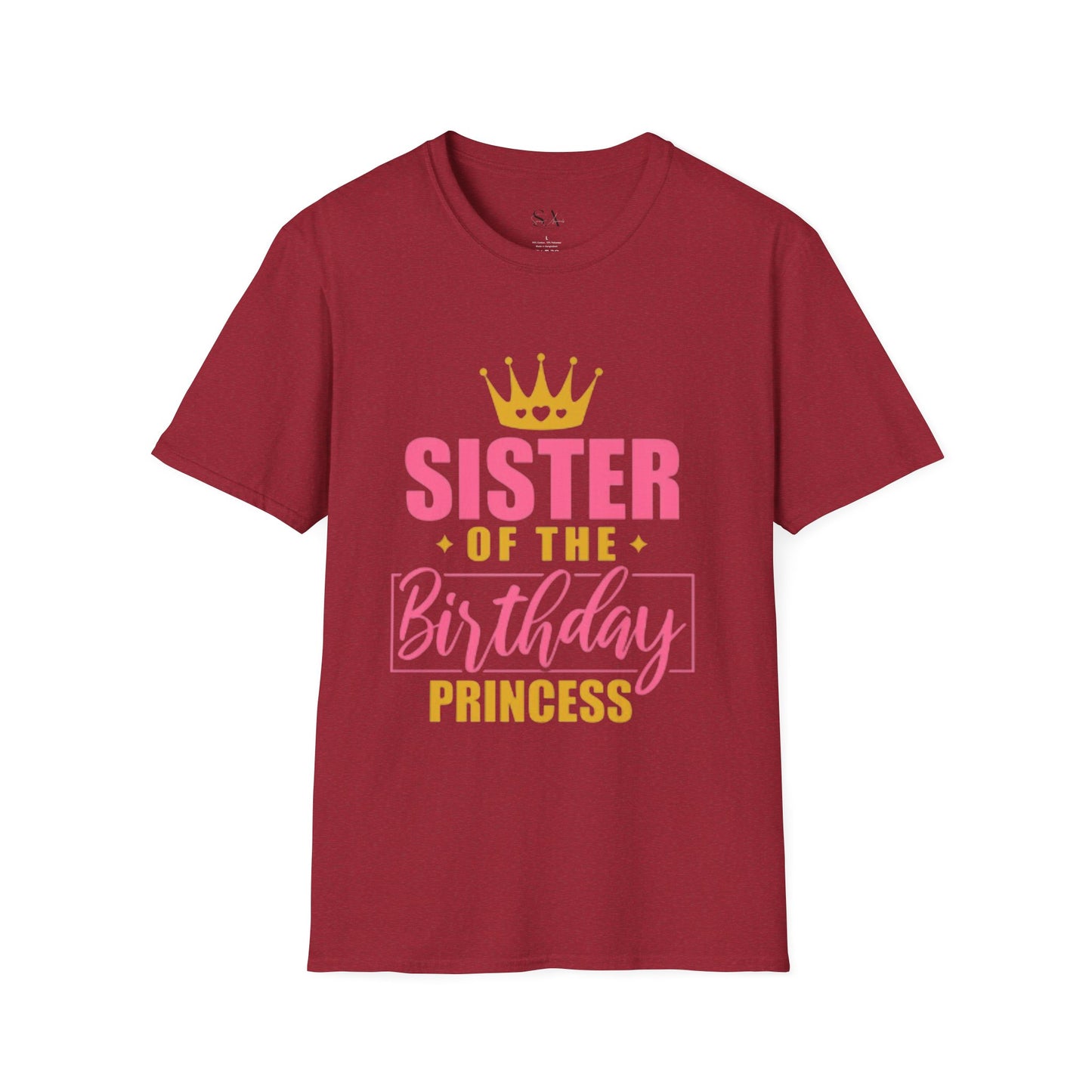 Sister Of The Birthday Princess Unisex T-Shirt