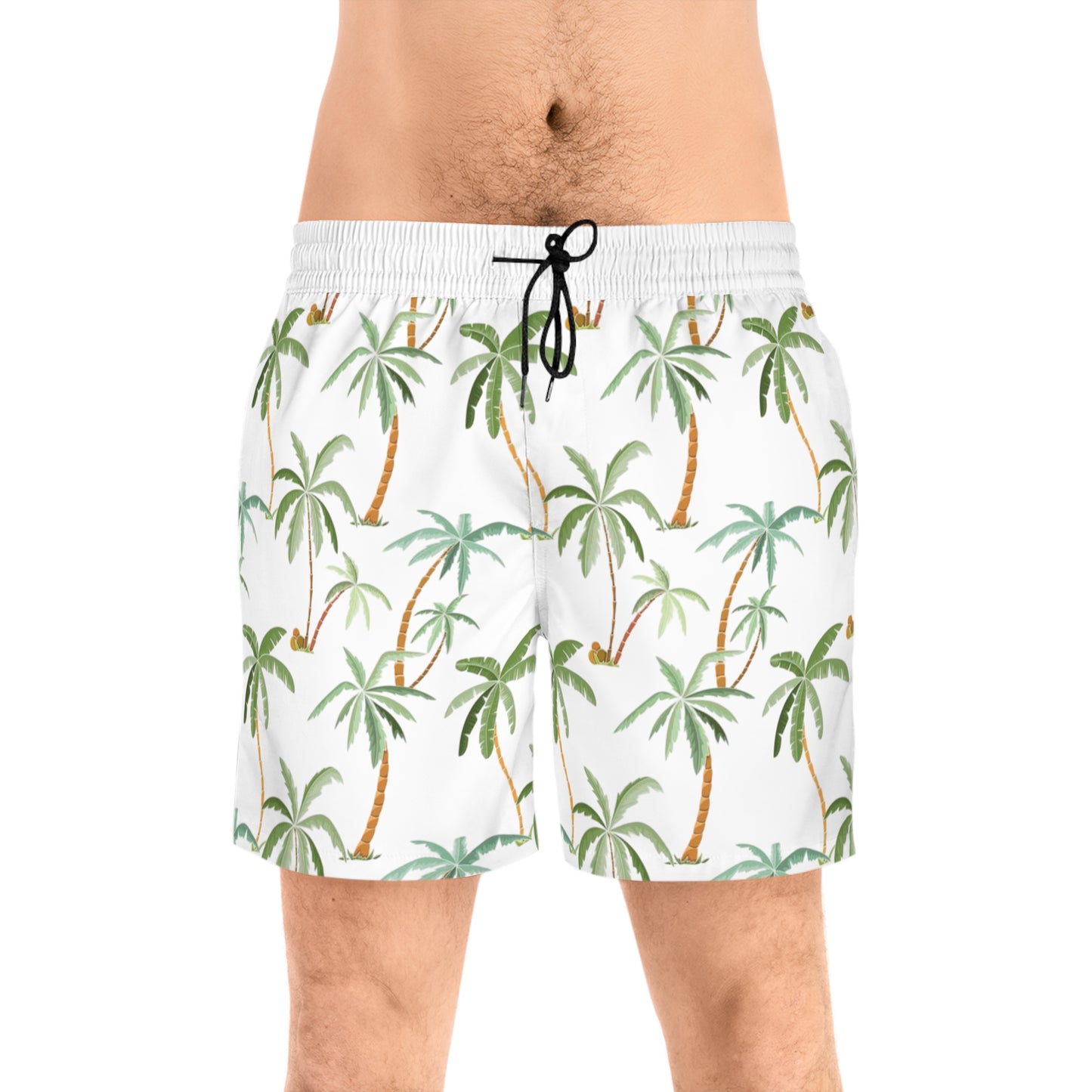 Men’s Tropical Palm Print Swim Shorts