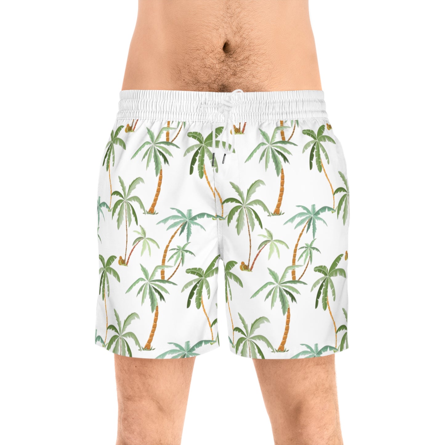 Men’s Tropical Palm Print Swim Shorts