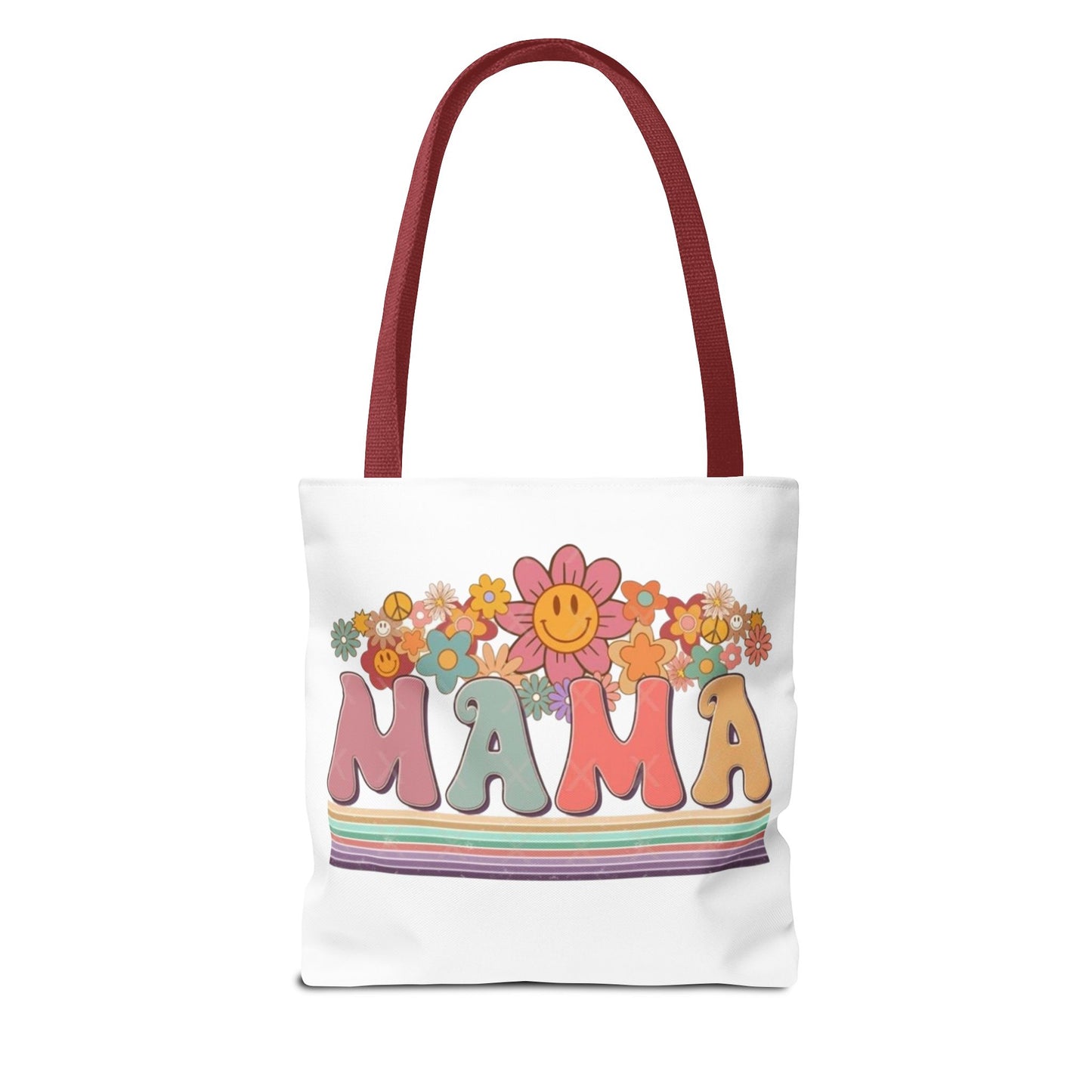 Colorful Floral Mama Tote Bag