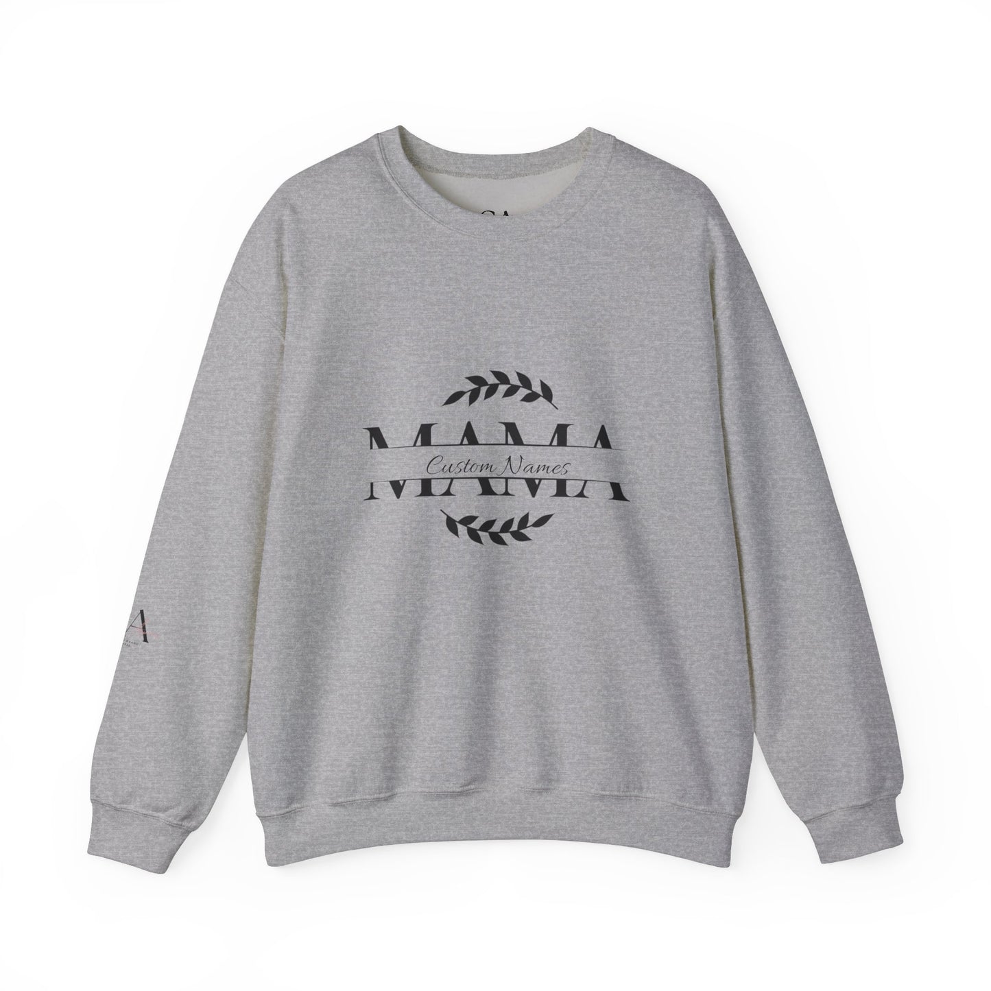 Custom Names Mama Crewnrck Sweatshirt