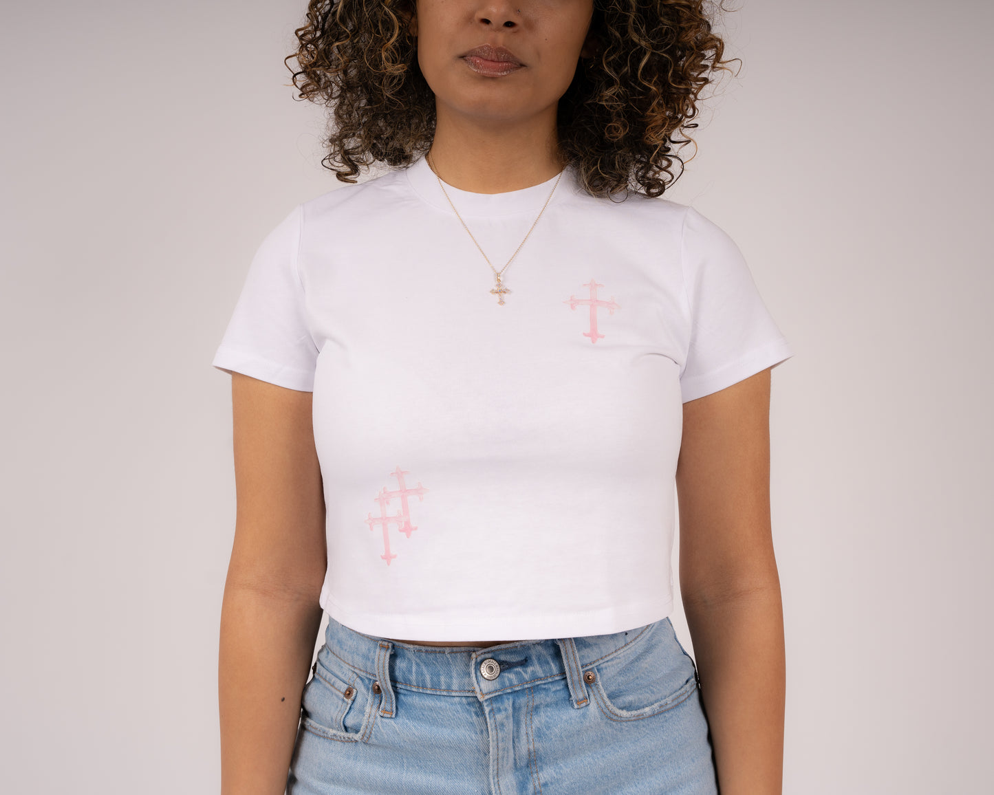 Sacred Angel Women's Cropped Tee