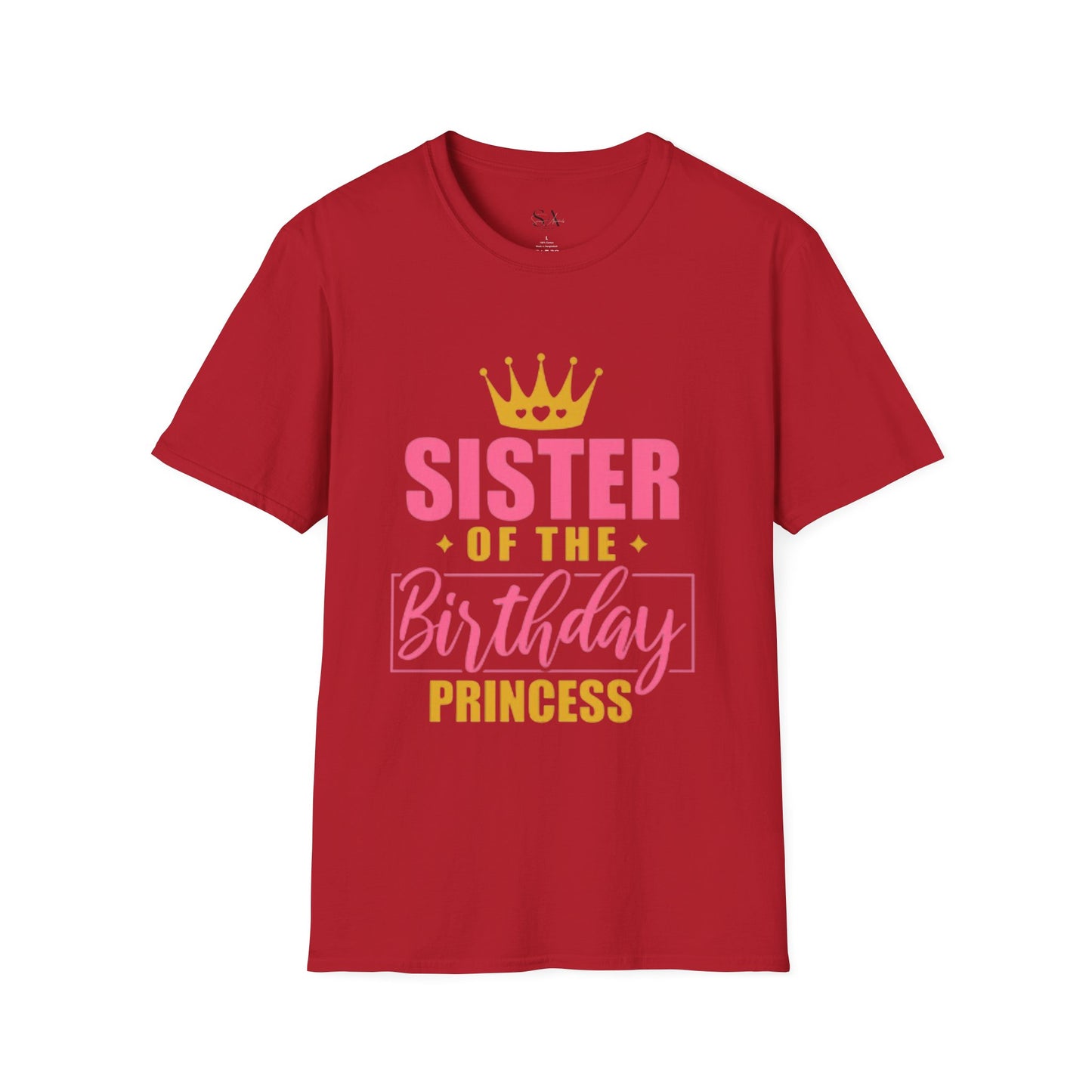 Sister Of The Birthday Princess Unisex T-Shirt