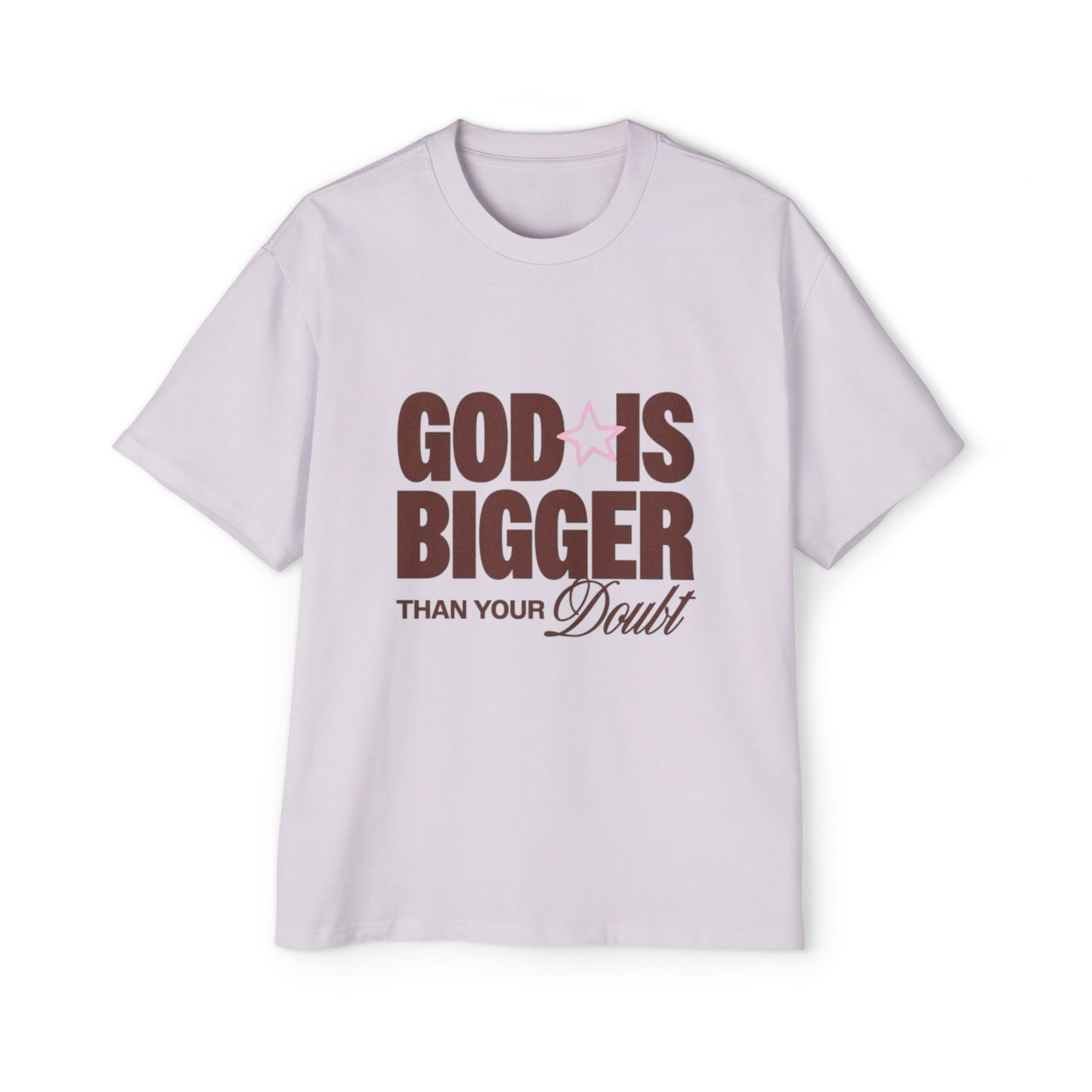 Men's "God Is Bigger Than Your Fear" Overside Tee