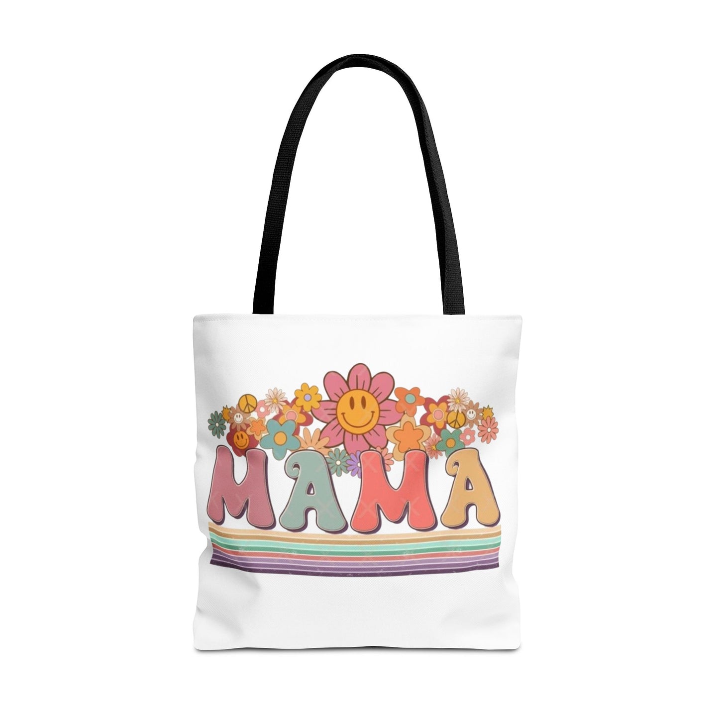 Colorful Floral Mama Tote Bag