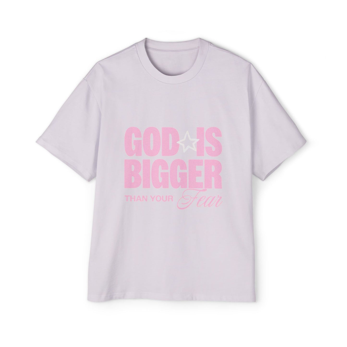 Men's "God Is Bigger Than Your Fear" Overside Tee