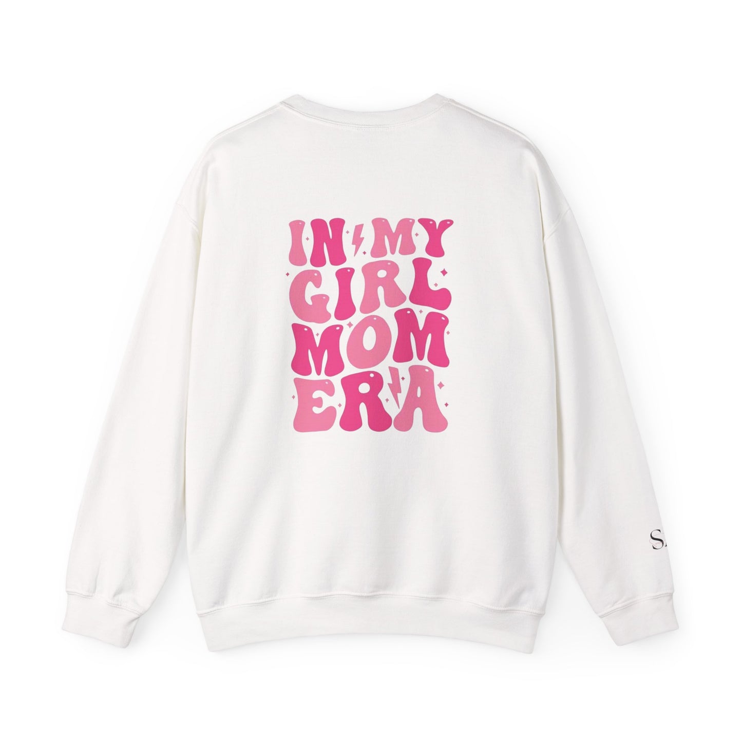 In My Girl Mom Era Smiley Face Crewneck Sweatshirt