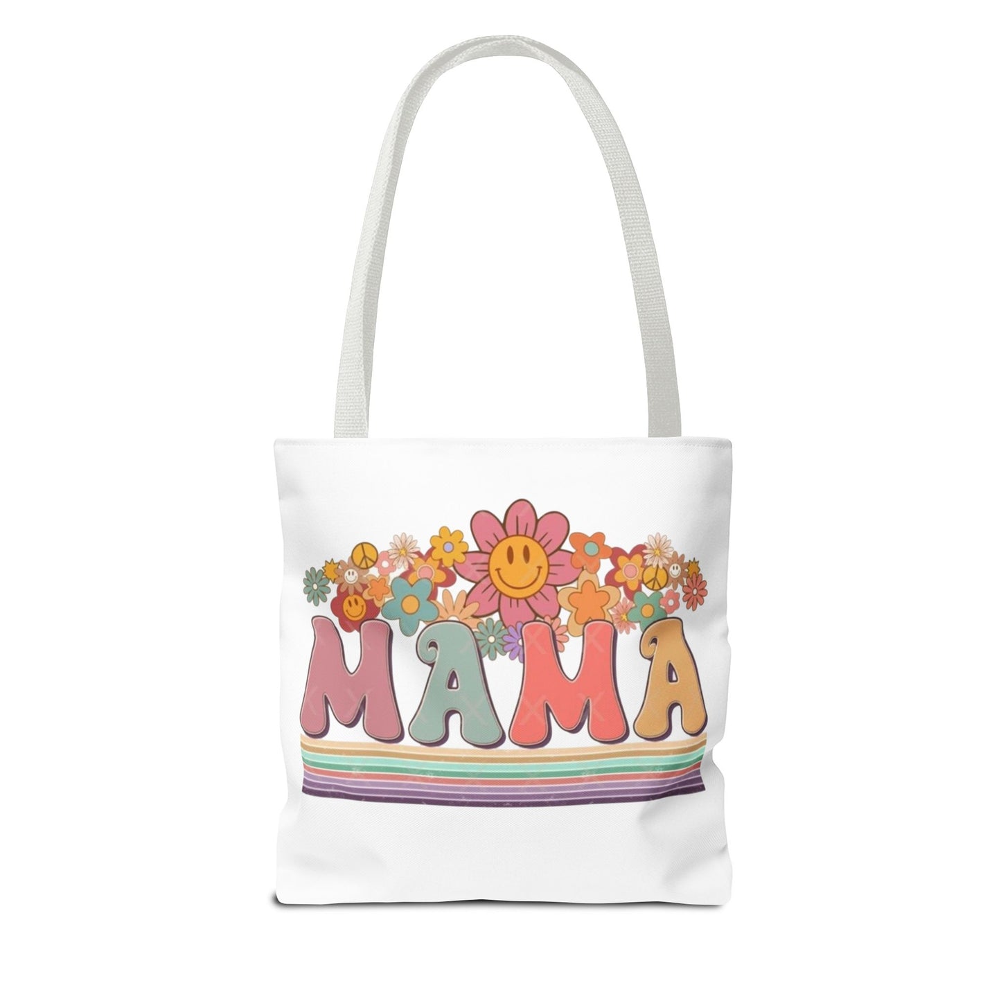 Colorful Floral Mama Tote Bag