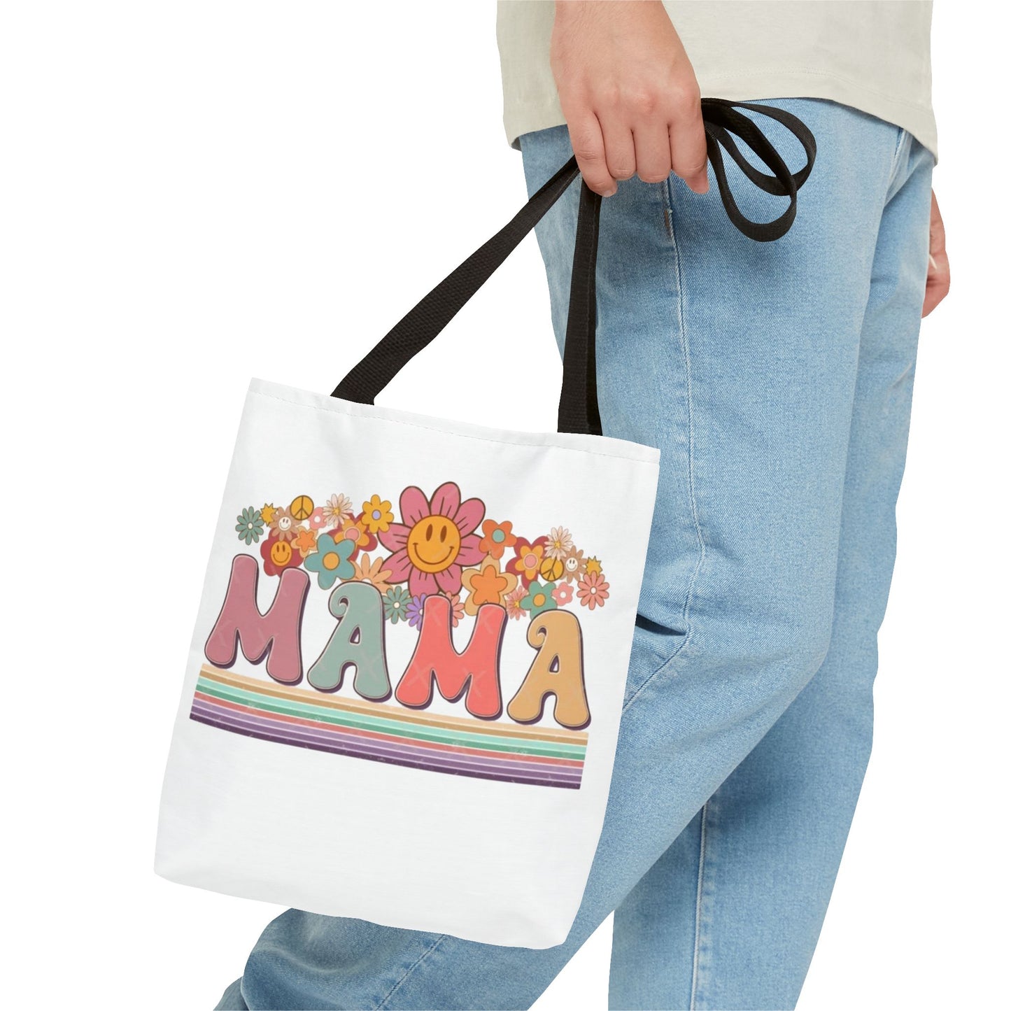 Colorful Floral Mama Tote Bag