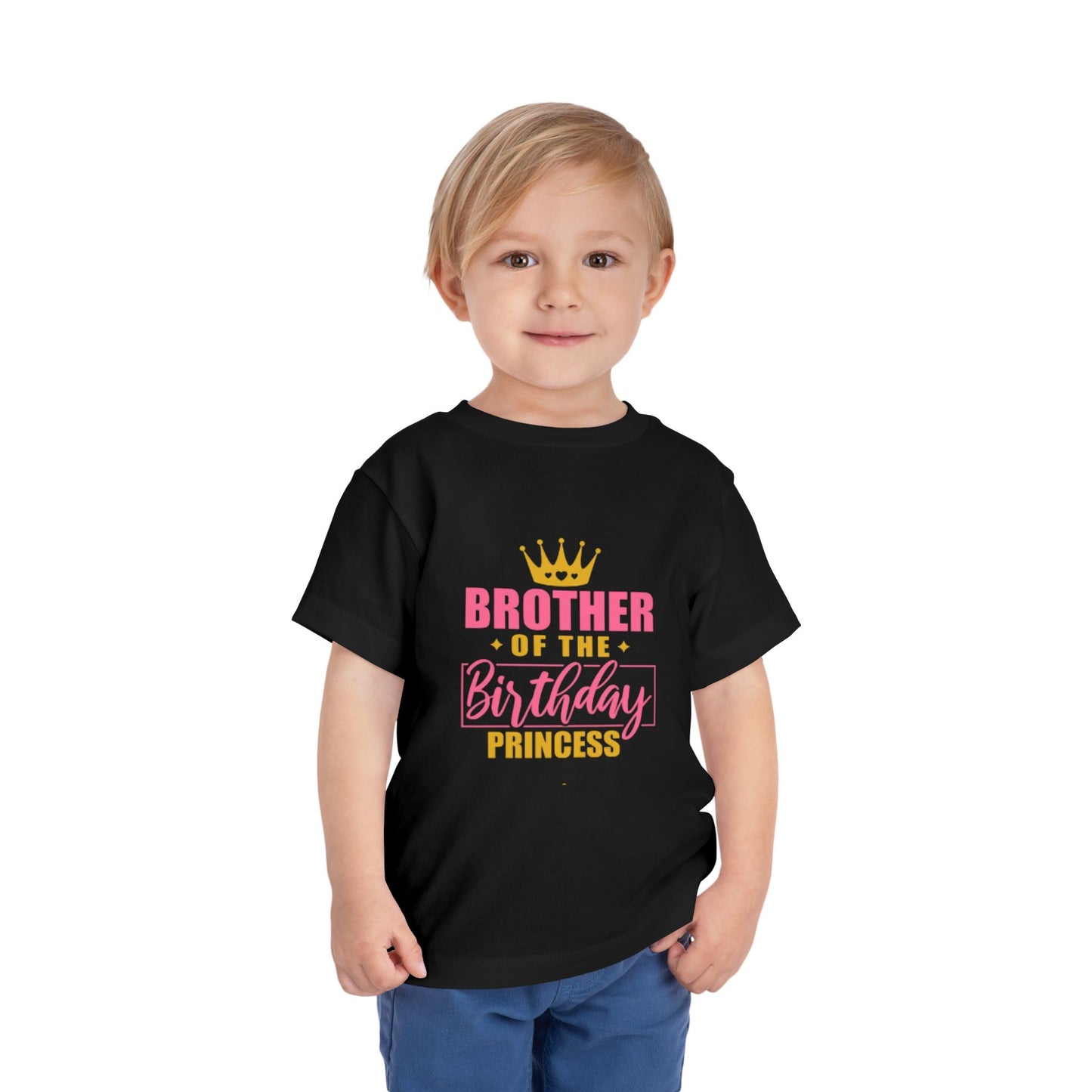 Brother of the Birthday Princess Toddler Tee - Cute Party Shirt for Celebrating Special Occasions
