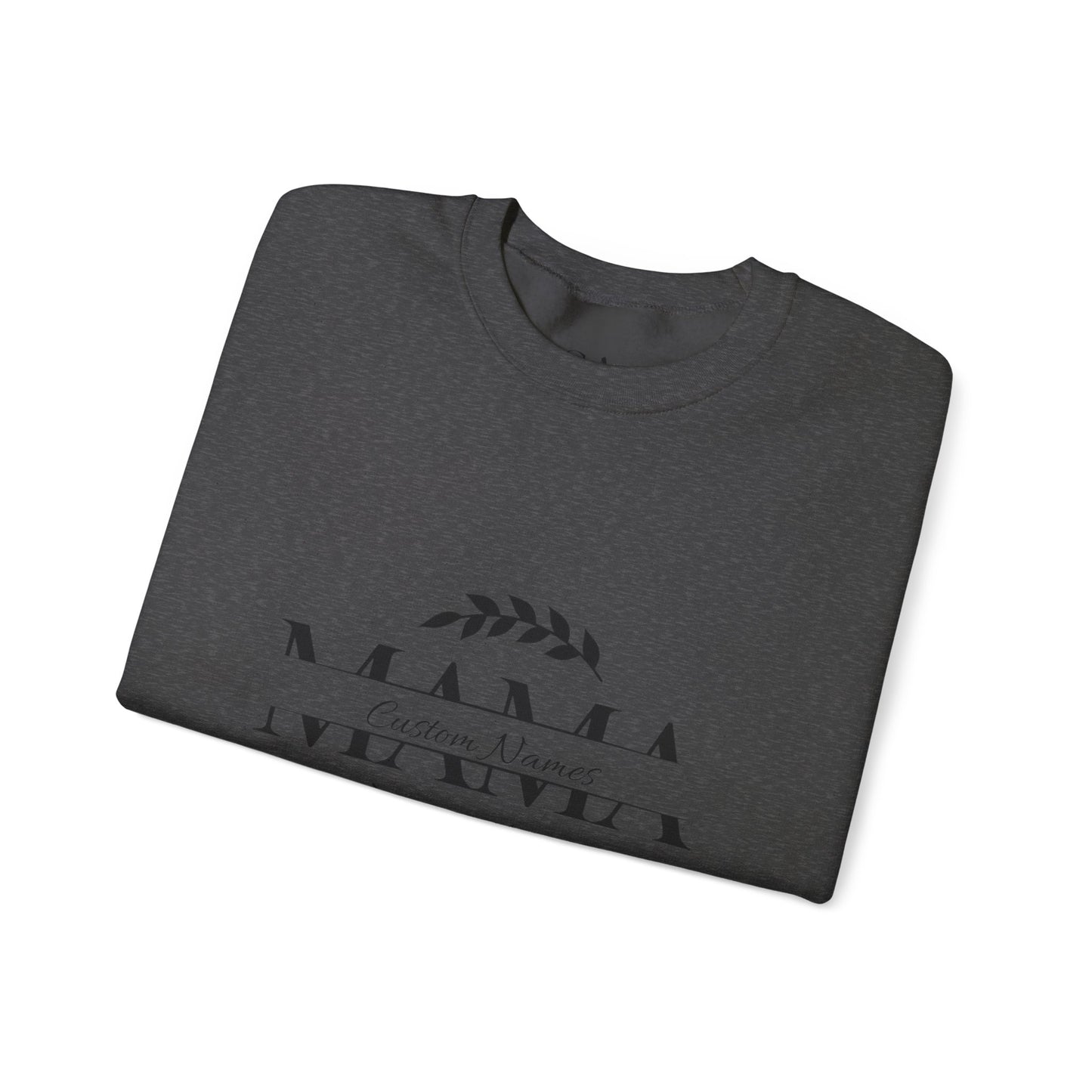 Custom Names Mama Crewnrck Sweatshirt
