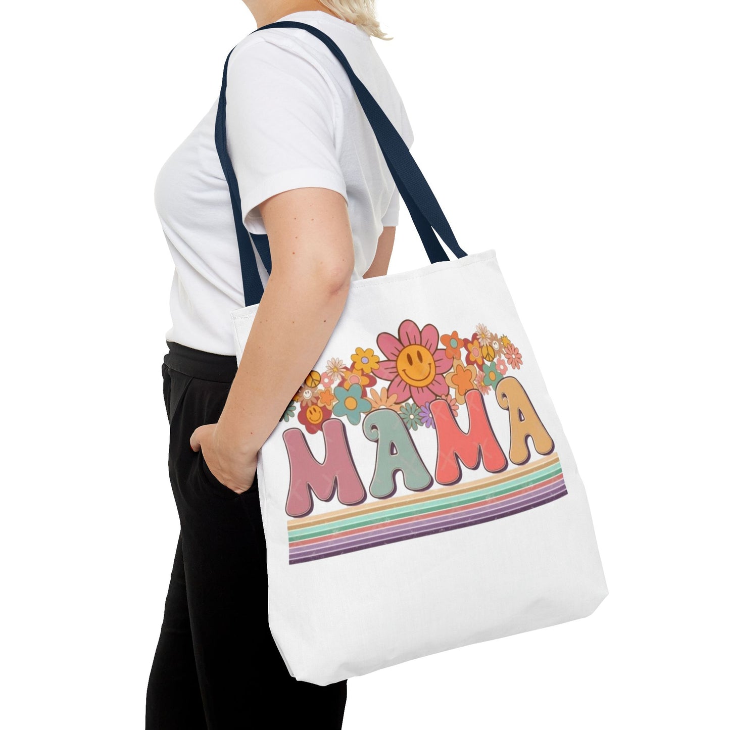 Colorful Floral Mama Tote Bag