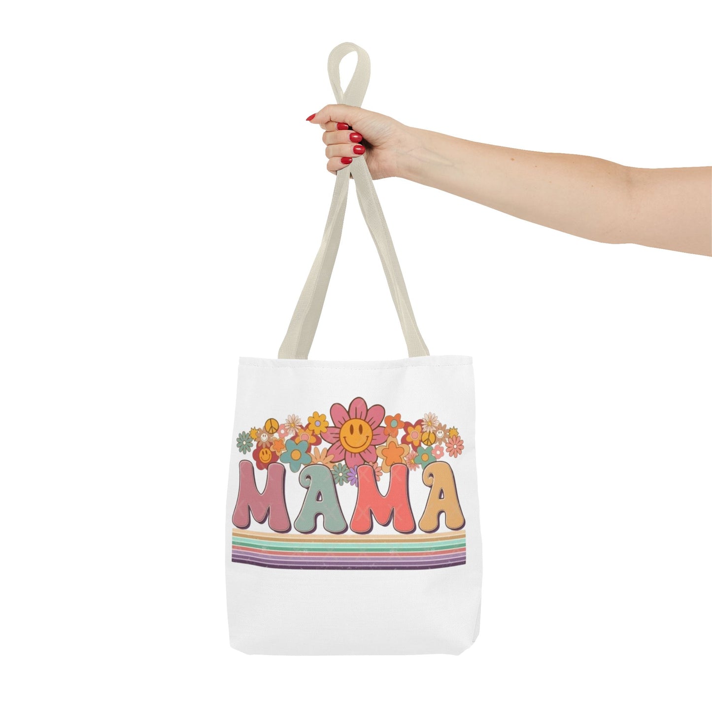 Colorful Floral Mama Tote Bag