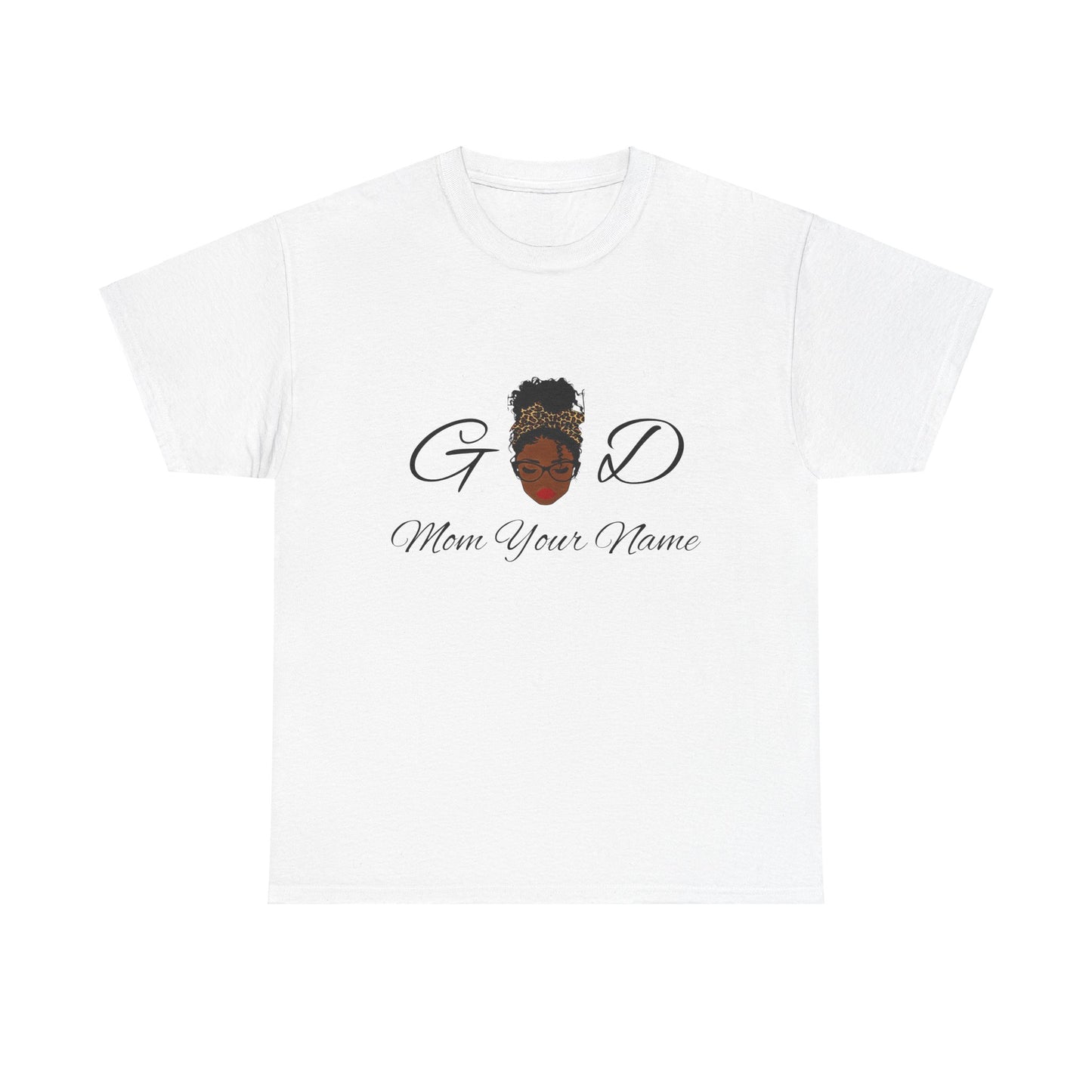 Unisex God Mom Custom Heavy Cotton Tee