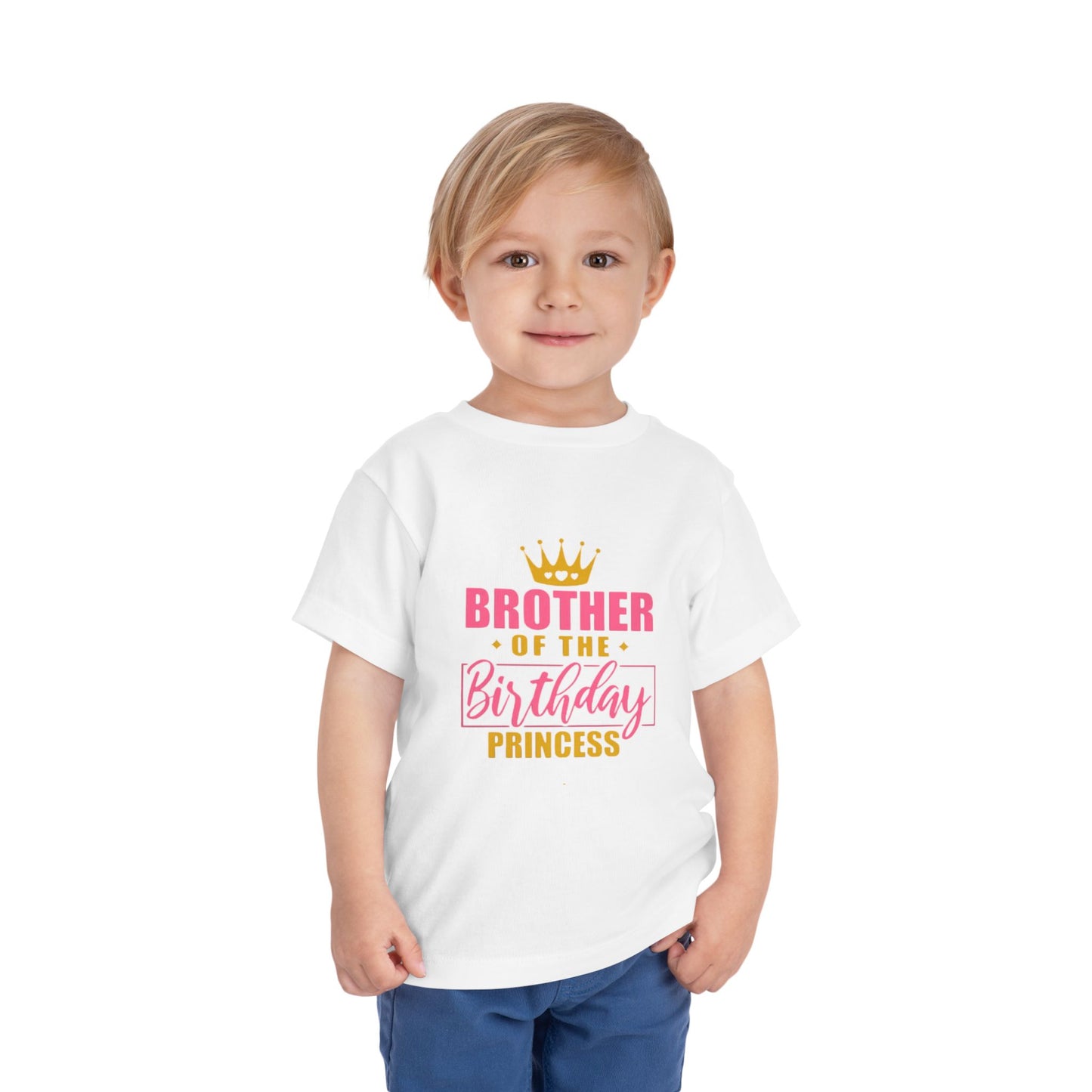 Brother of the Birthday Princess Toddler Tee - Cute Party Shirt for Celebrating Special Occasions