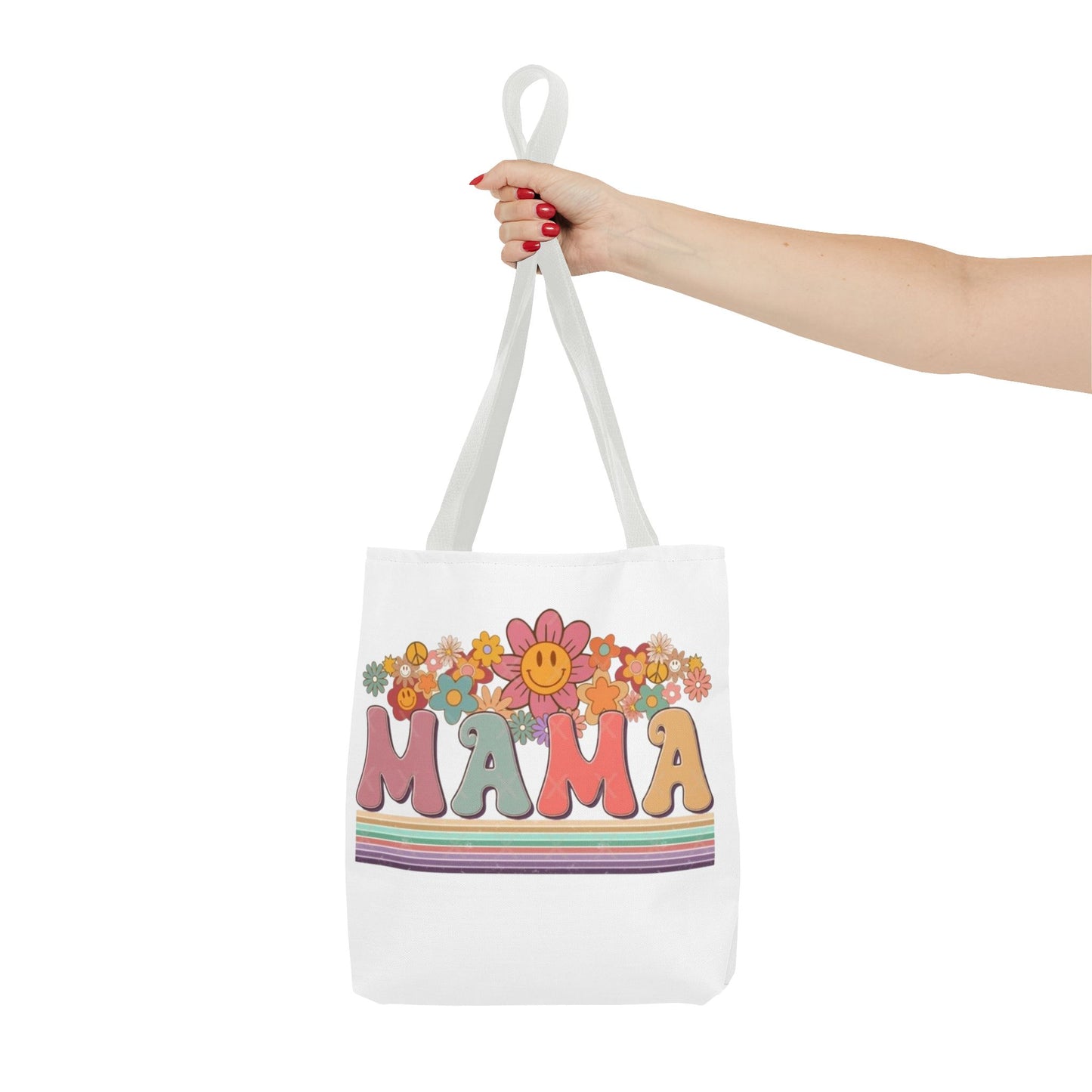Colorful Floral Mama Tote Bag