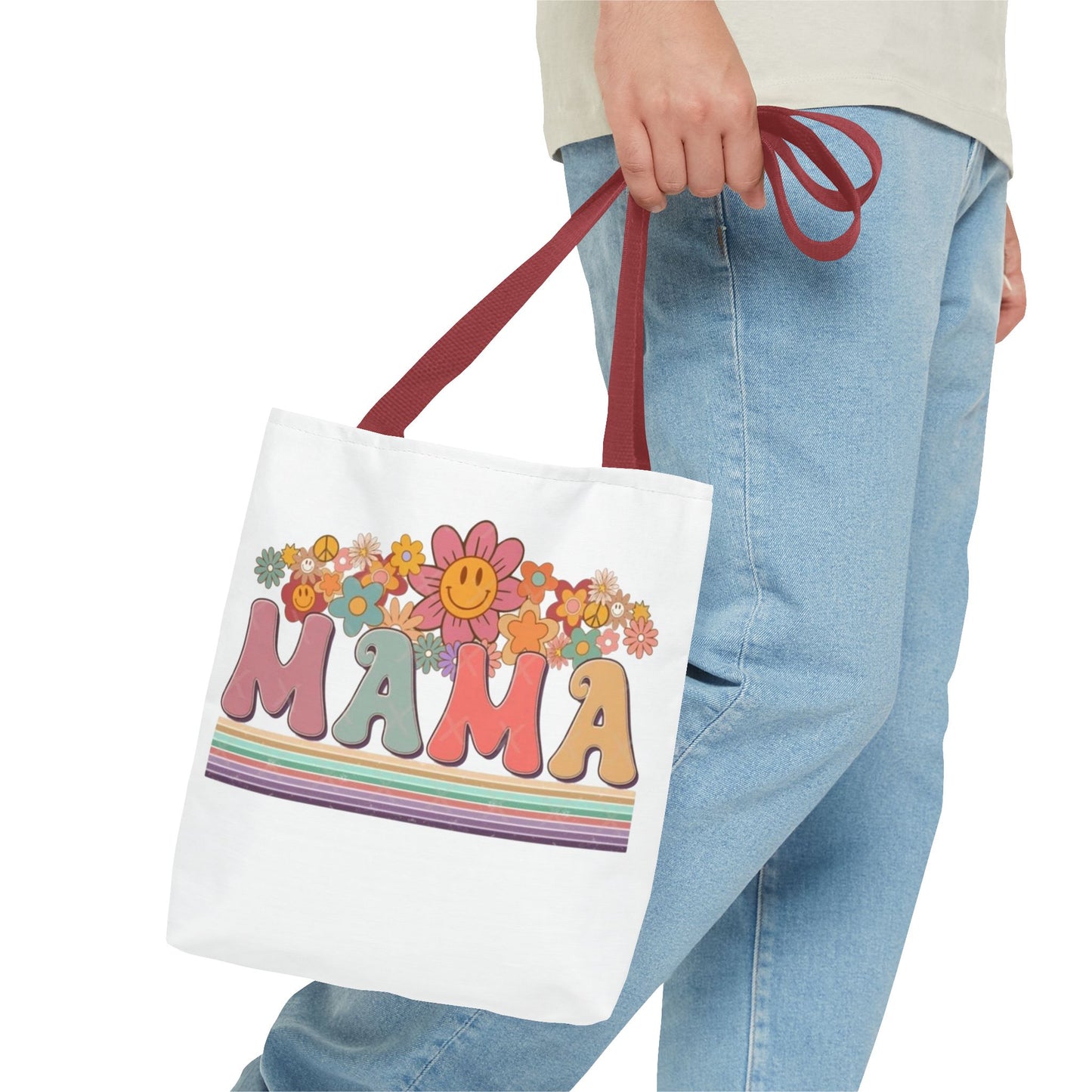Colorful Floral Mama Tote Bag