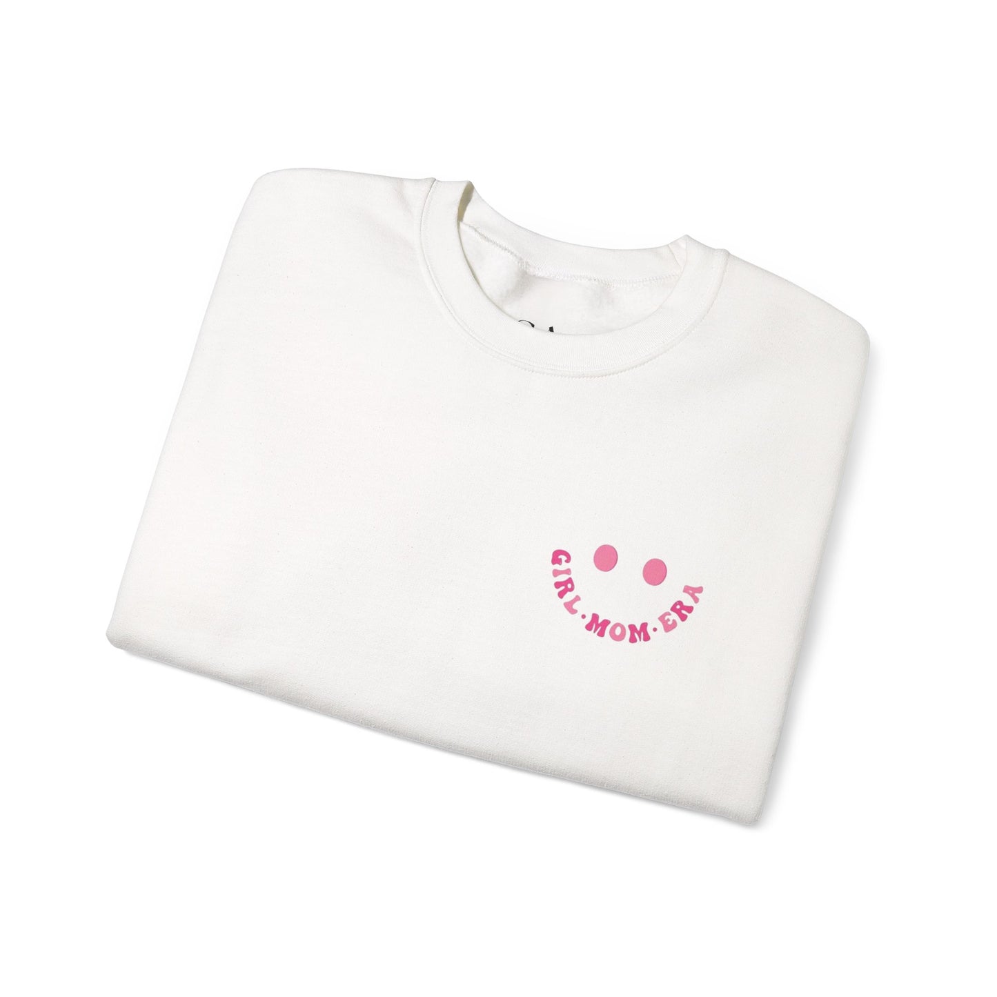 In My Girl Mom Era Smiley Face Crewneck Sweatshirt