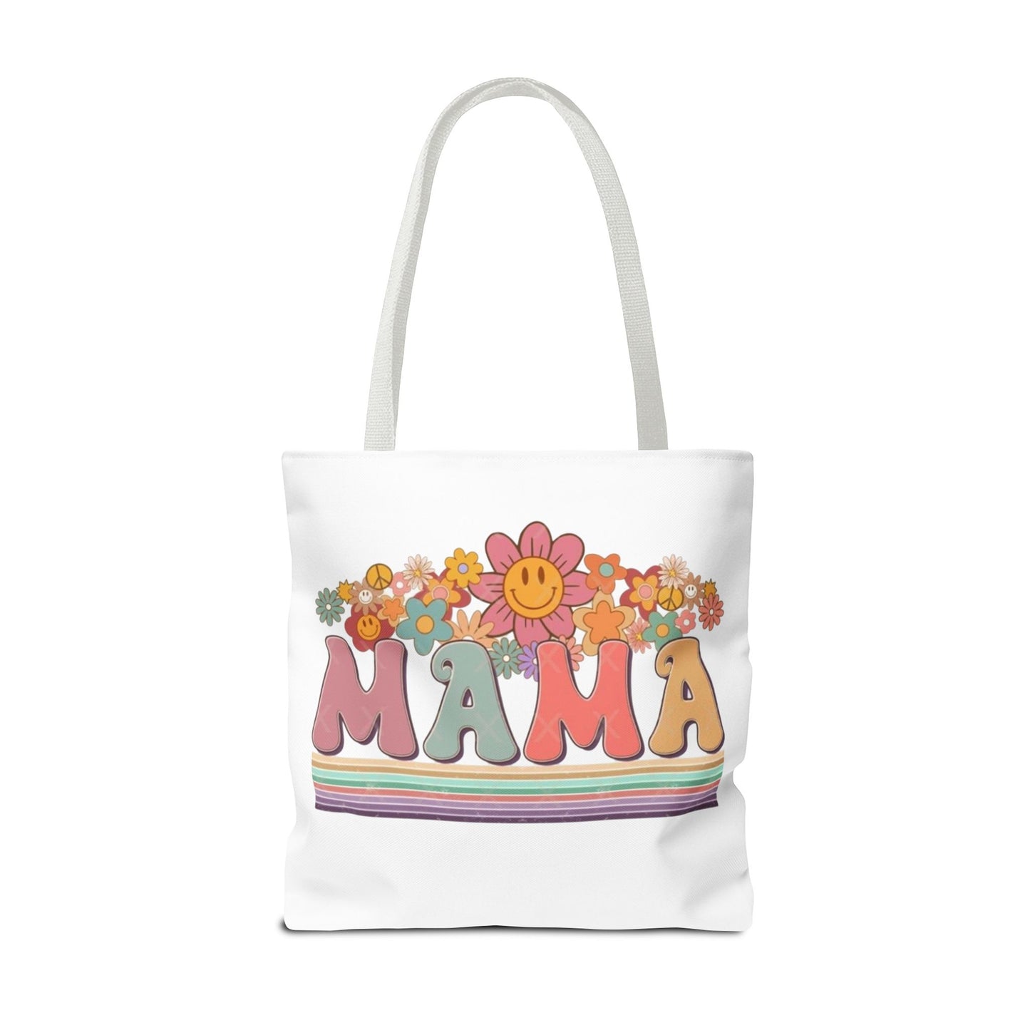Colorful Floral Mama Tote Bag