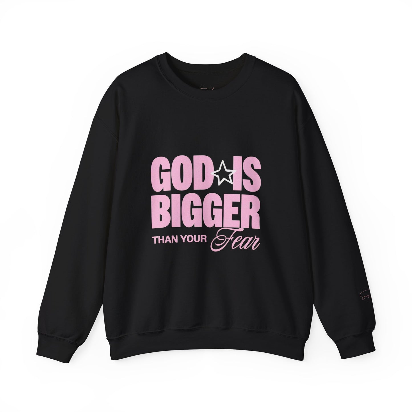 God Is Bigger Than Your Fear Unisex Crewneck