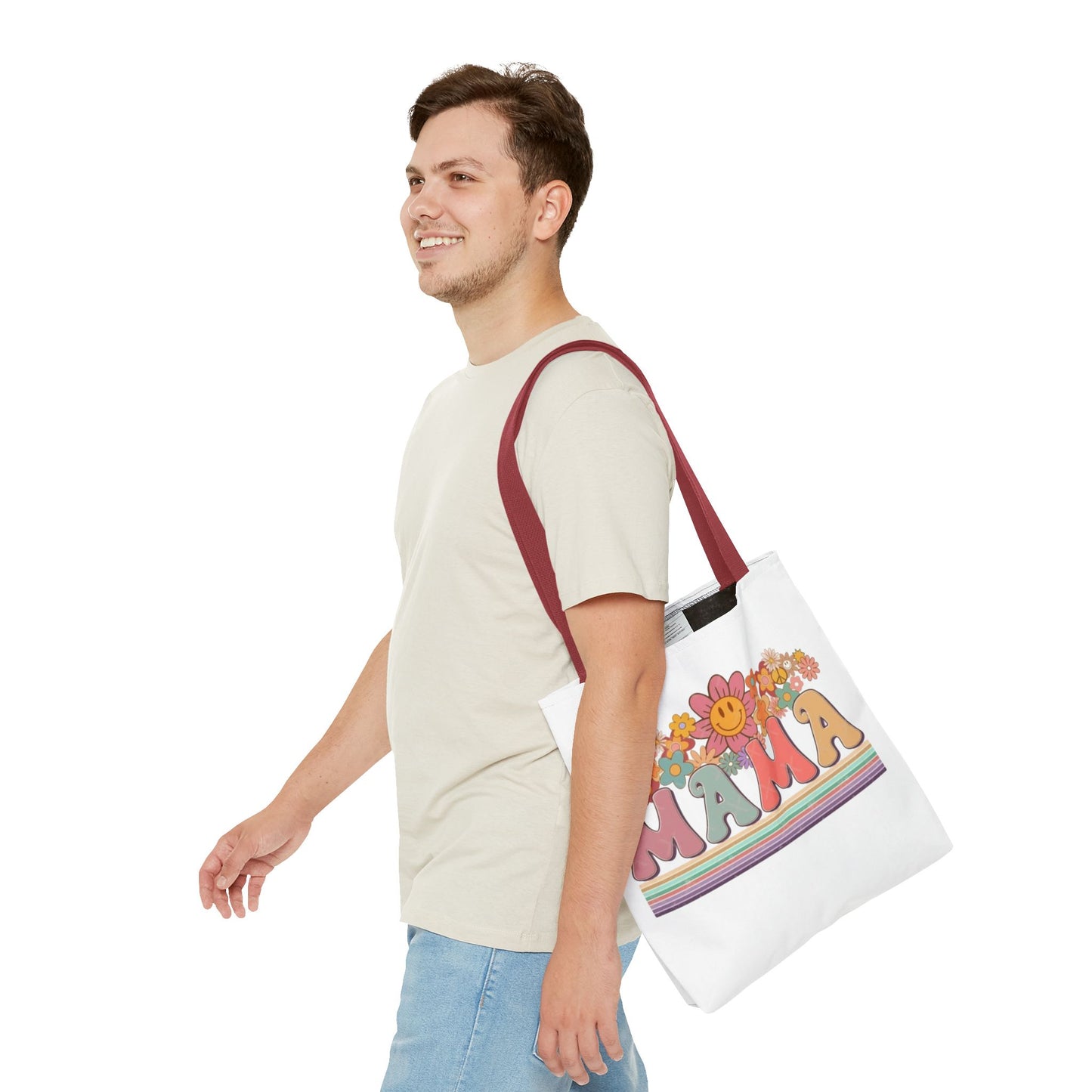 Colorful Floral Mama Tote Bag