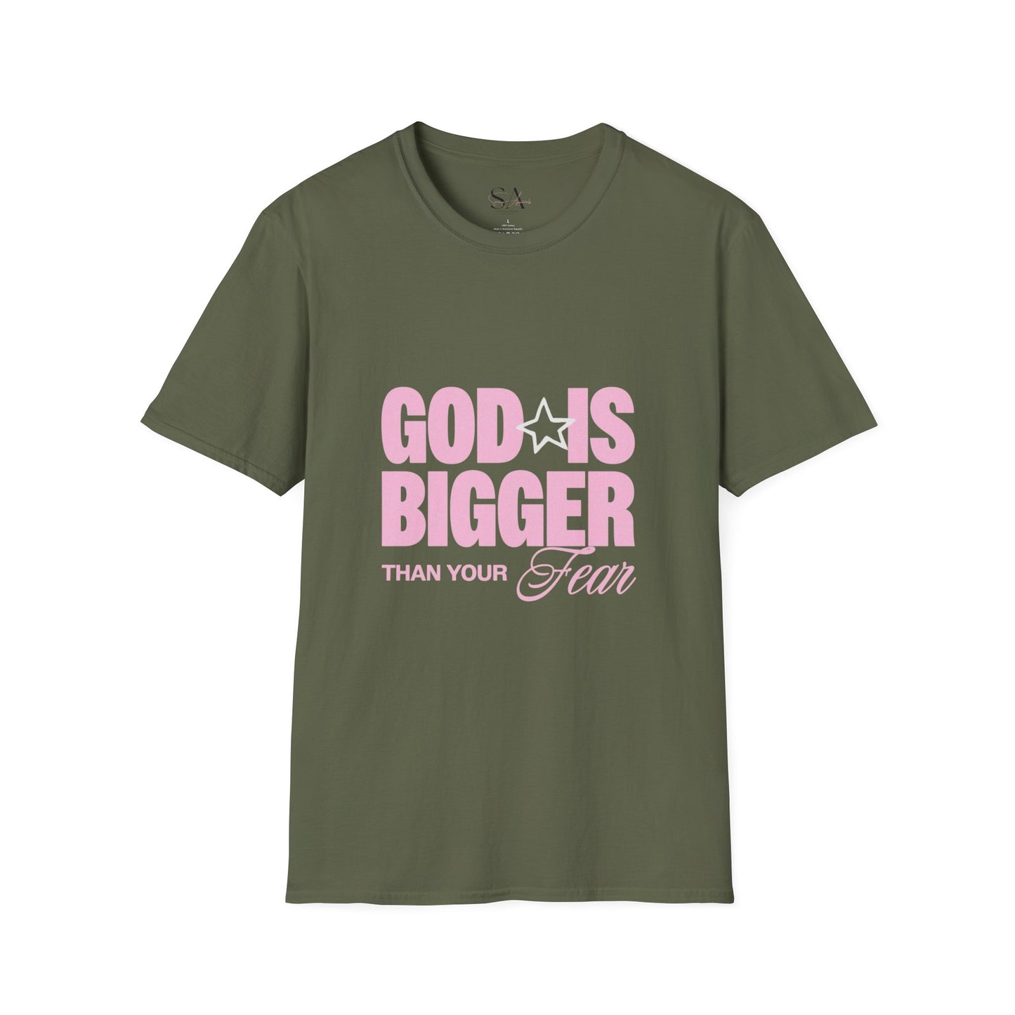 God Is Bigger Than Your Fear Unisex Tee
