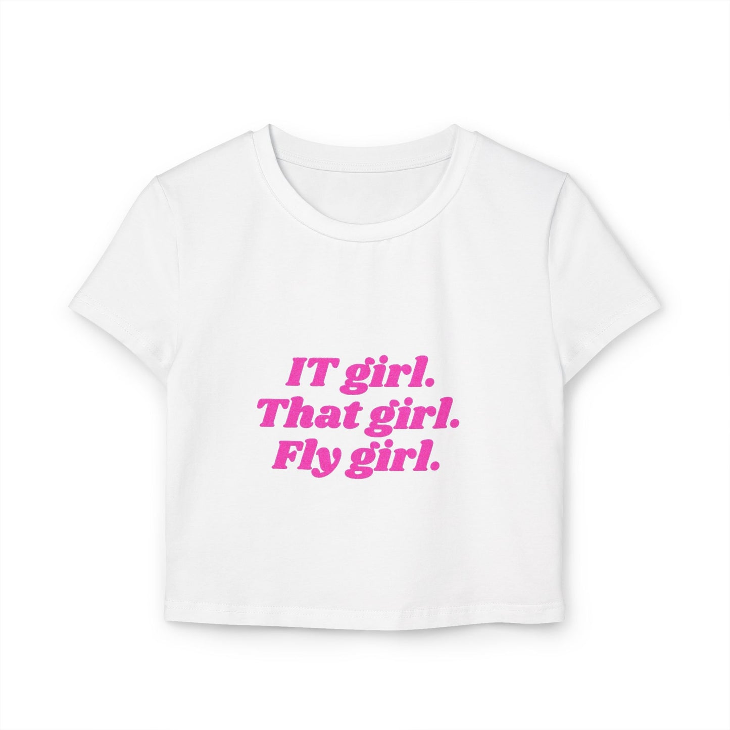 IT GIRL Cropped Tee Shirt