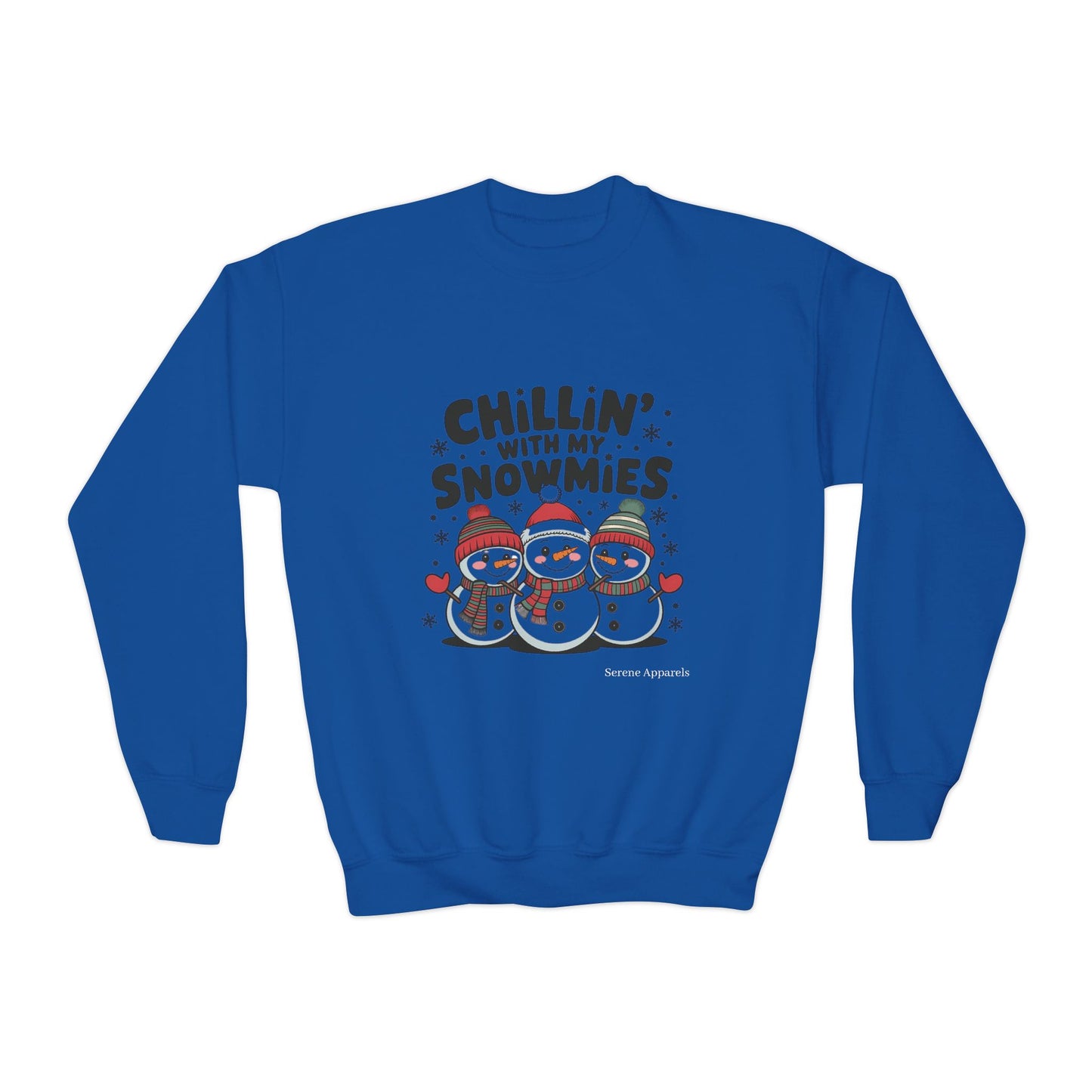 Chilling With My Snowmies Youth Crewneck Sweatshirt ☃️