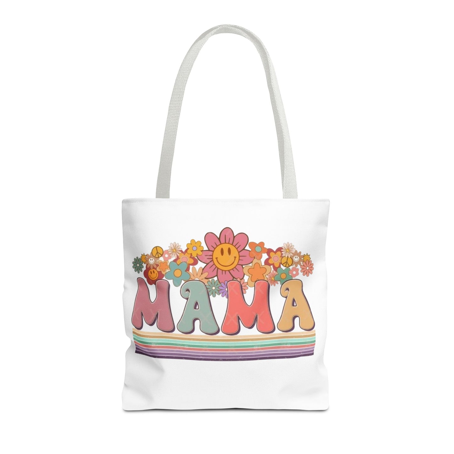Colorful Floral Mama Tote Bag