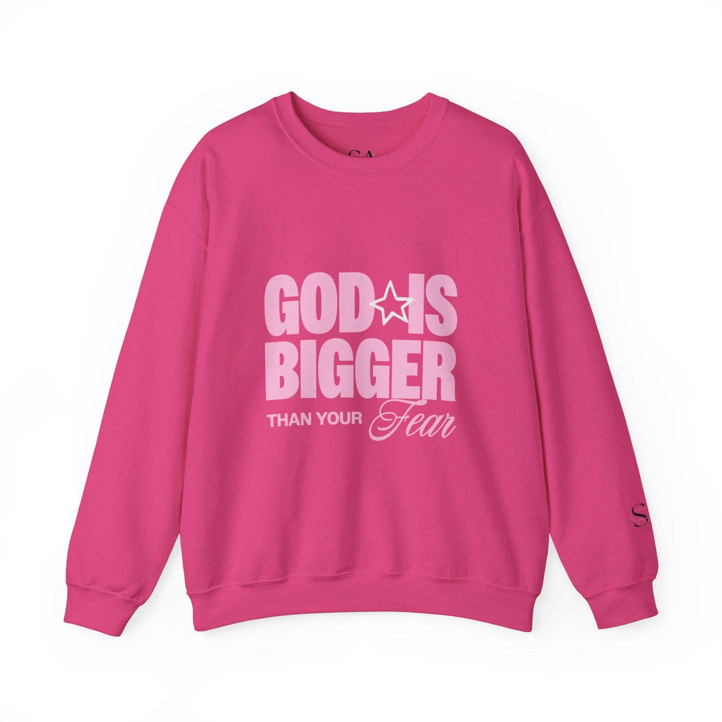 God Is Bigger Than Your Fear Unisex Crewneck