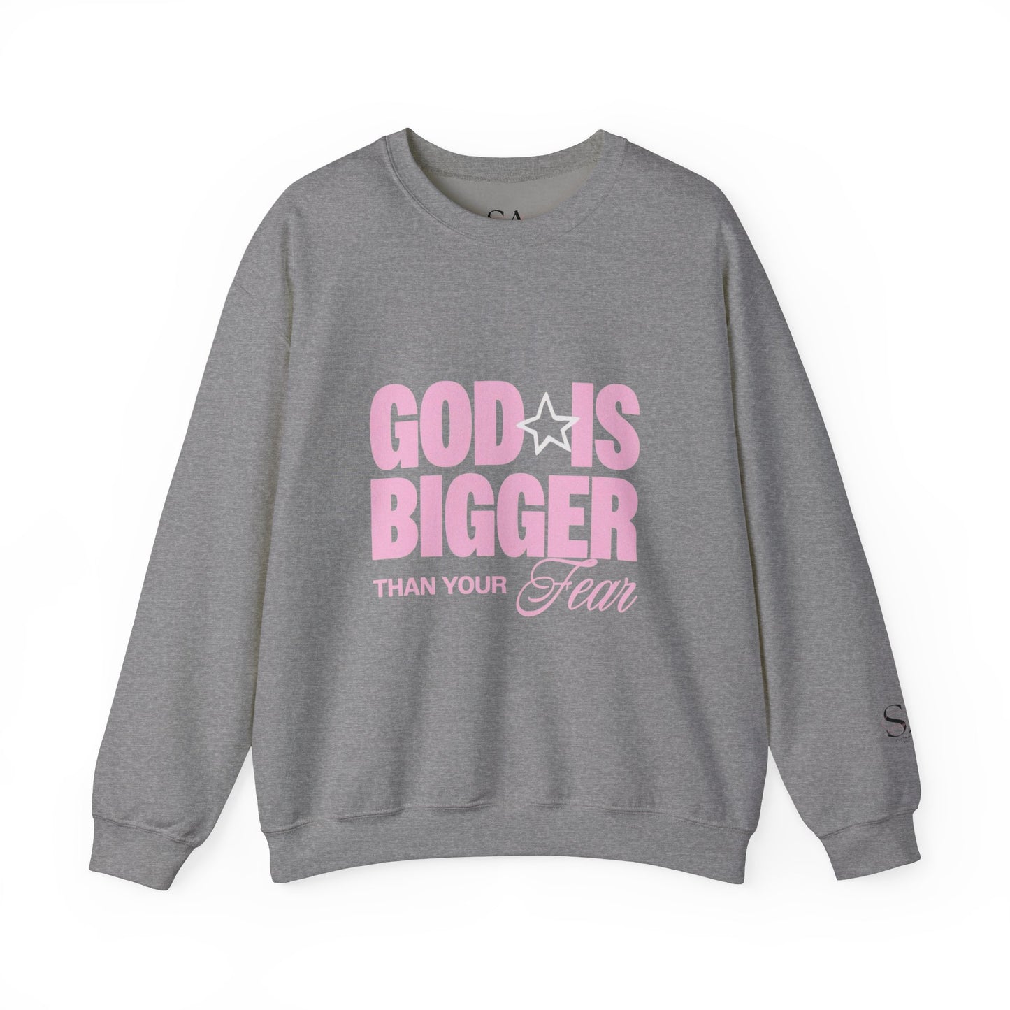 God Is Bigger Than Your Fear Unisex Crewneck