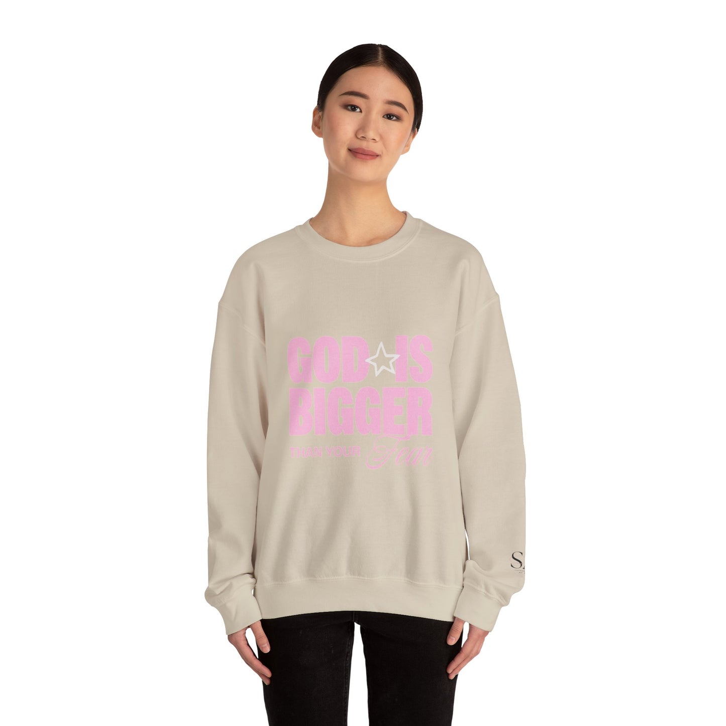 God Is Bigger Than Your Fear Unisex Crewneck