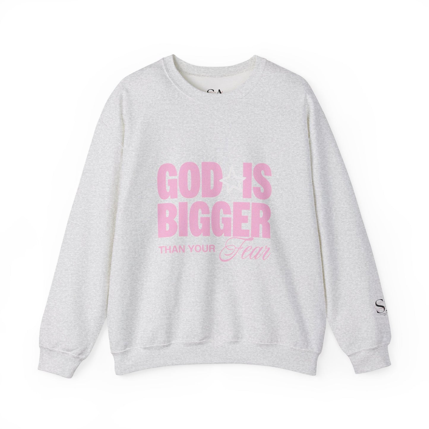 God Is Bigger Than Your Fear Unisex Crewneck