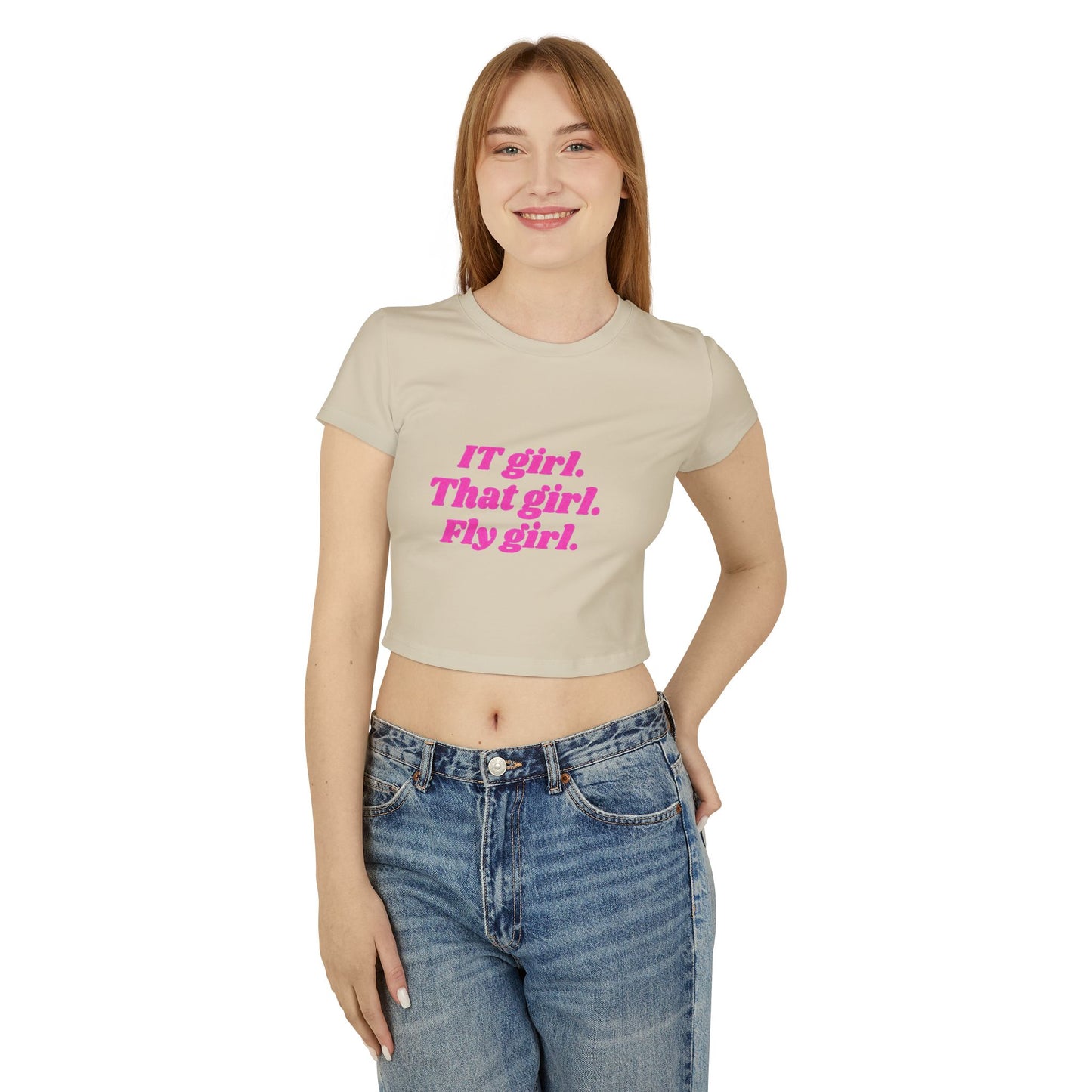 IT GIRL Cropped Tee Shirt