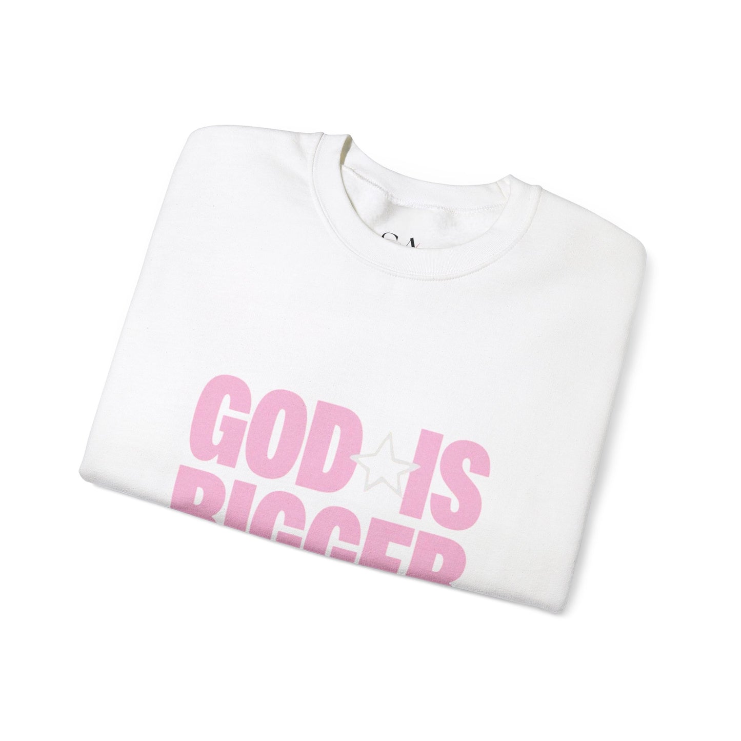 God Is Bigger Than Your Fear Unisex Crewneck