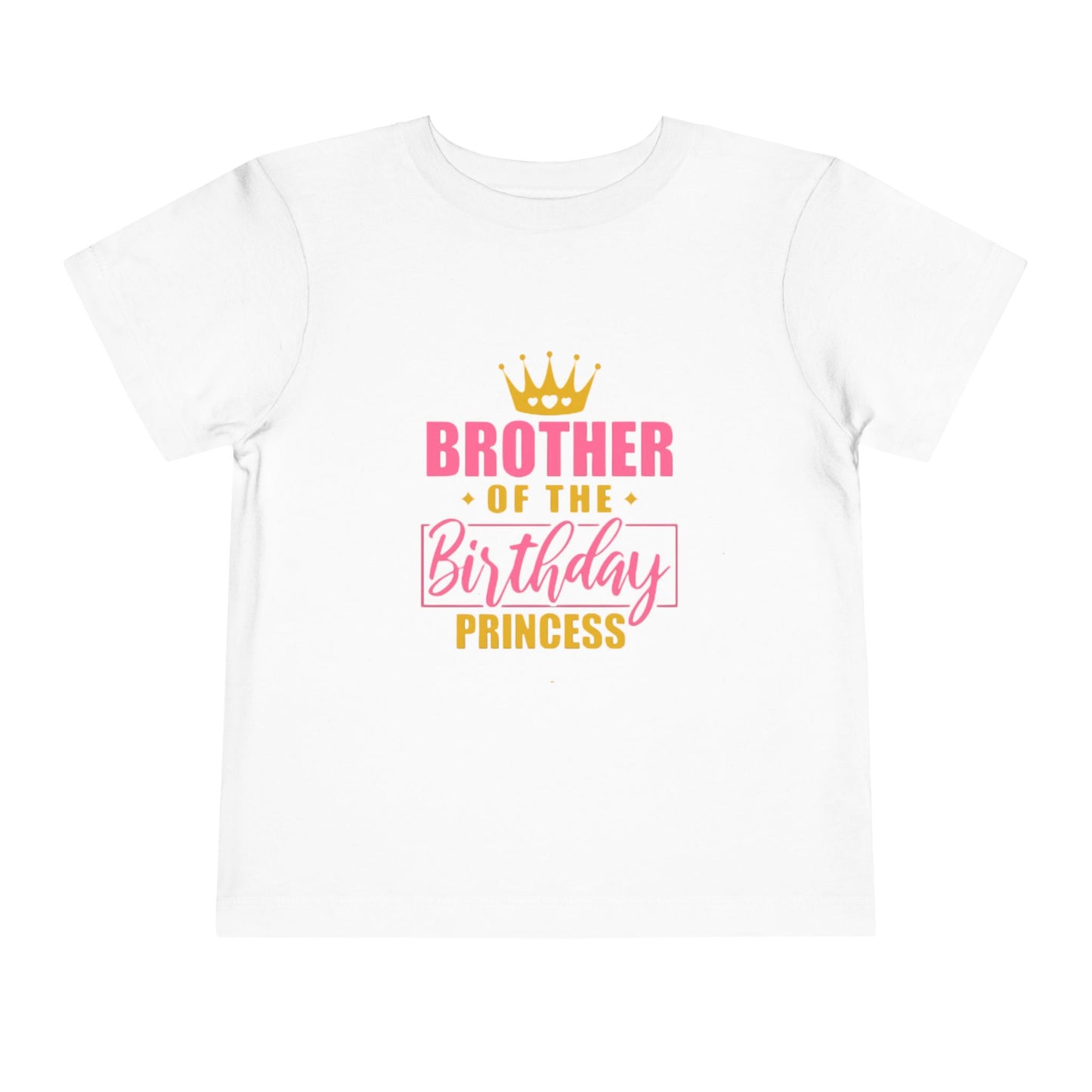 Brother of the Birthday Princess Toddler Tee - Cute Party Shirt for Celebrating Special Occasions