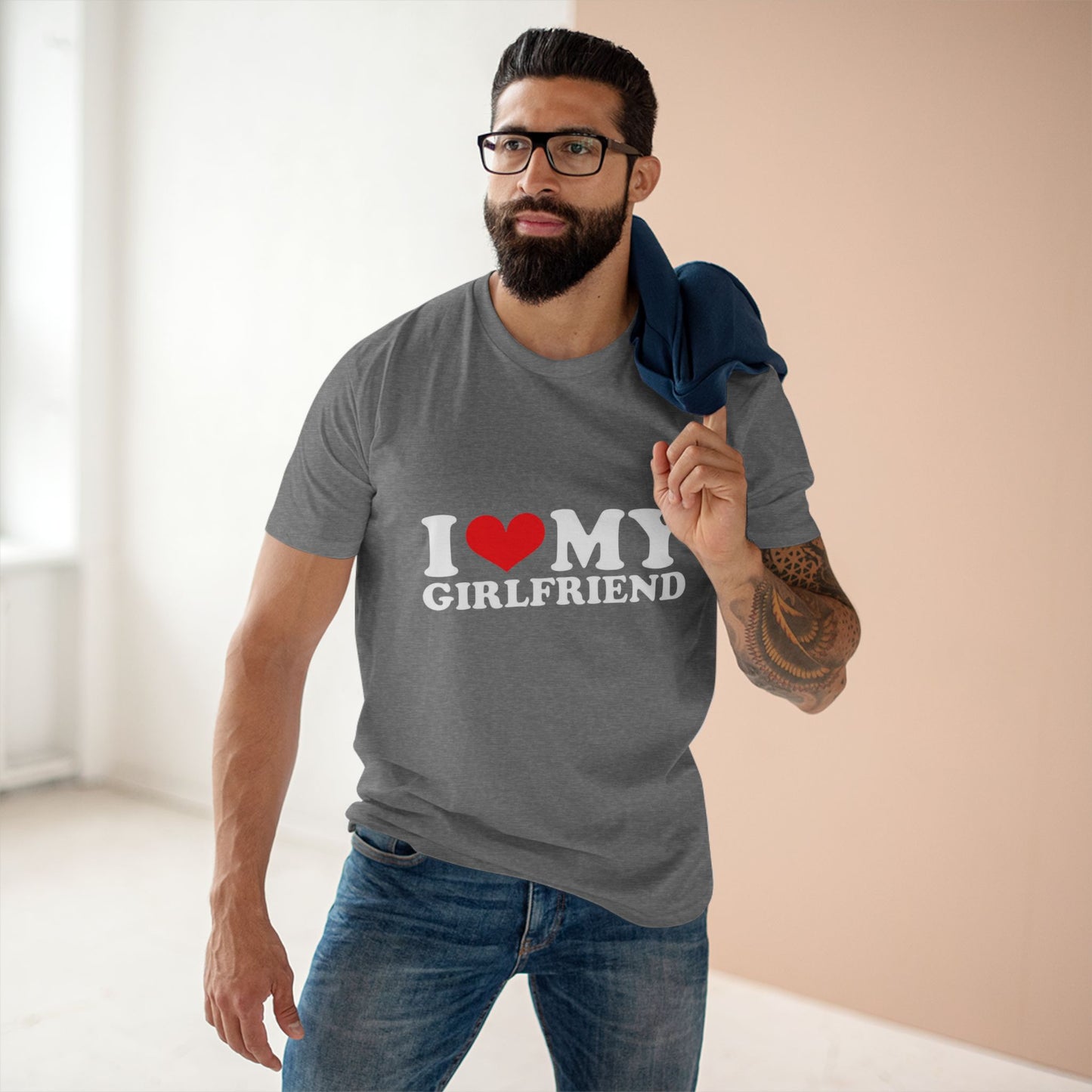 Men’s I ❤️ My Girlfriend Tee Shirt