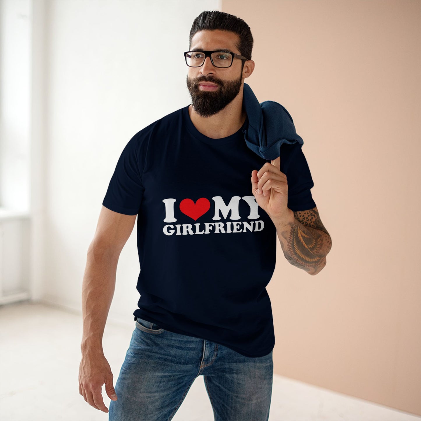 Men’s I ❤️ My Girlfriend Tee Shirt