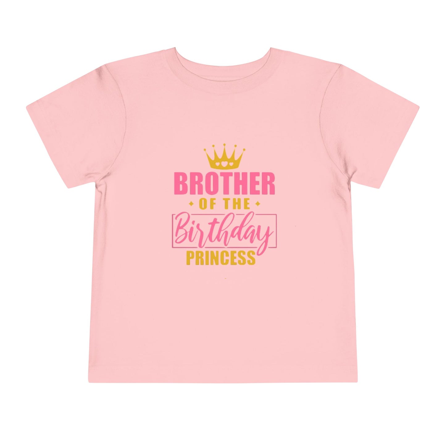 Brother of the Birthday Princess Toddler Tee - Cute Party Shirt for Celebrating Special Occasions
