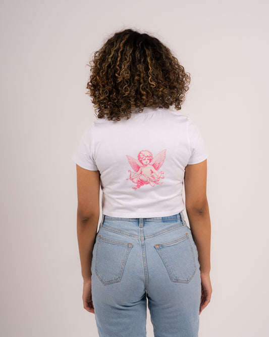 Sacred Angel Women's Cropped Tee