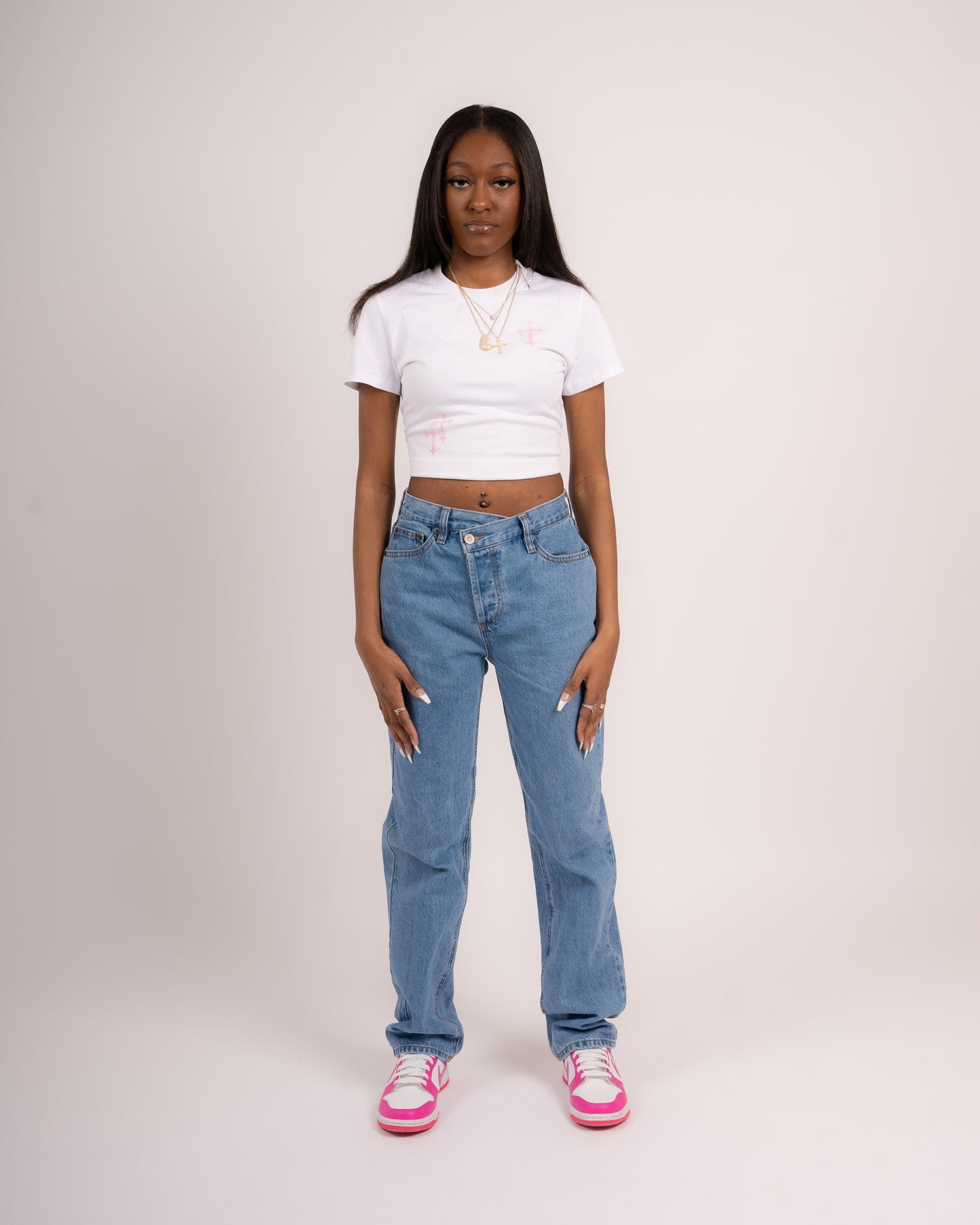 Sacred Angel Women's Cropped Tee